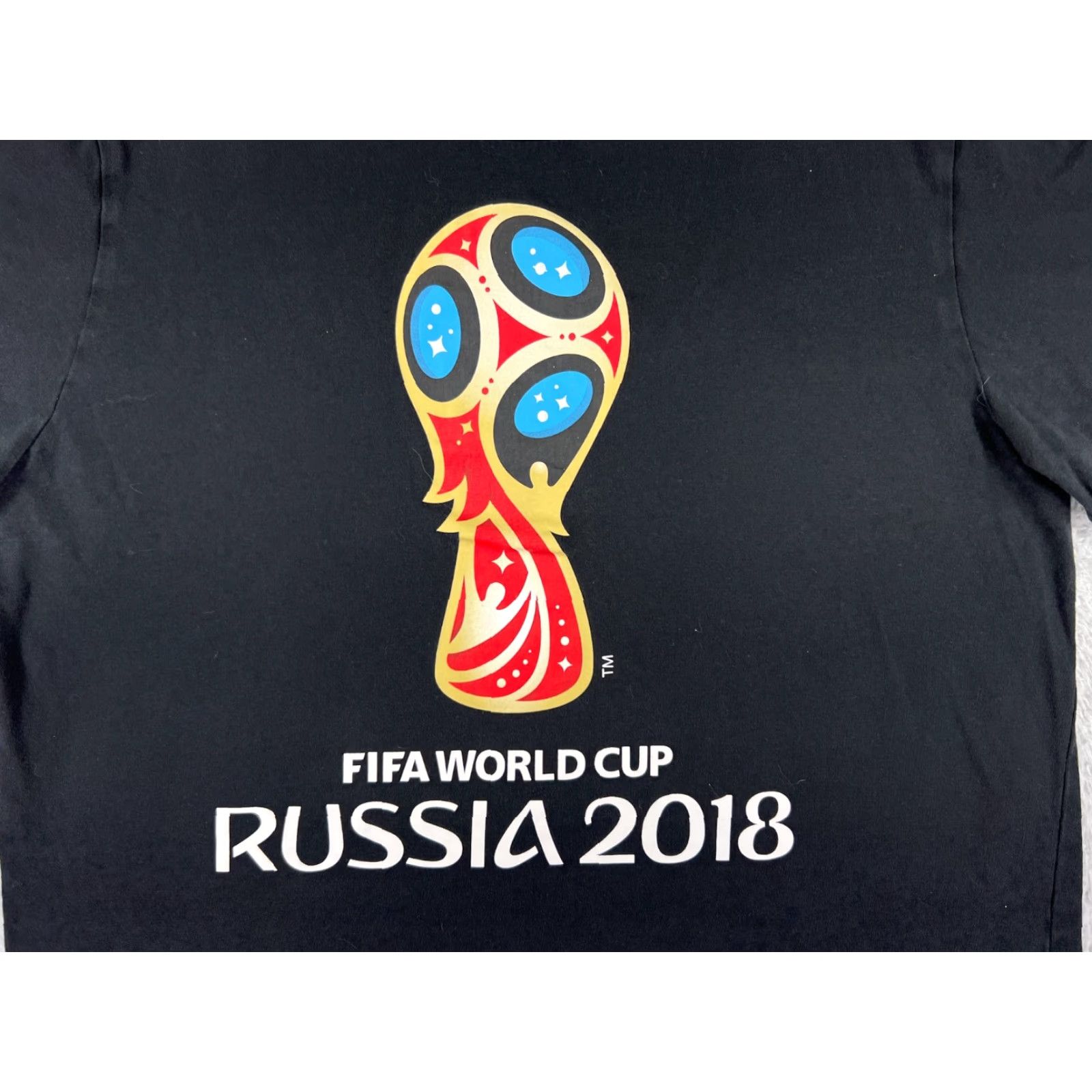 Adidas Adidas Shirt Mens XL Black FIFA World Cup 2018 Russia Soccer Futbol Jersey Graphic Print Team Logo Sports All Seasons Size US XL / EU 56 / 4 - 3 Thumbnail