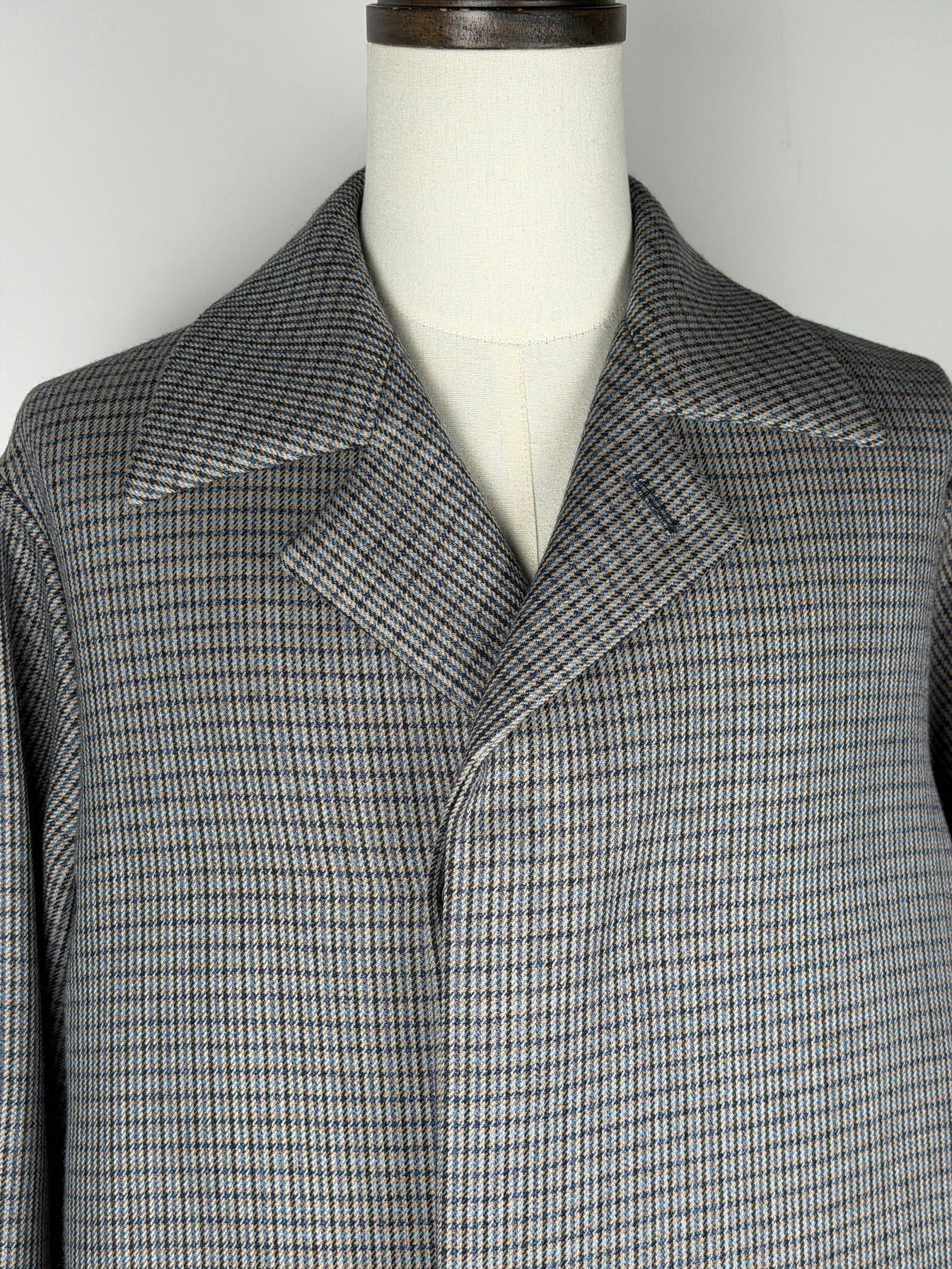 Auralee Double Face Check Soutien Collar Coat Size US XL / EU 56 / 4 - 3 Thumbnail