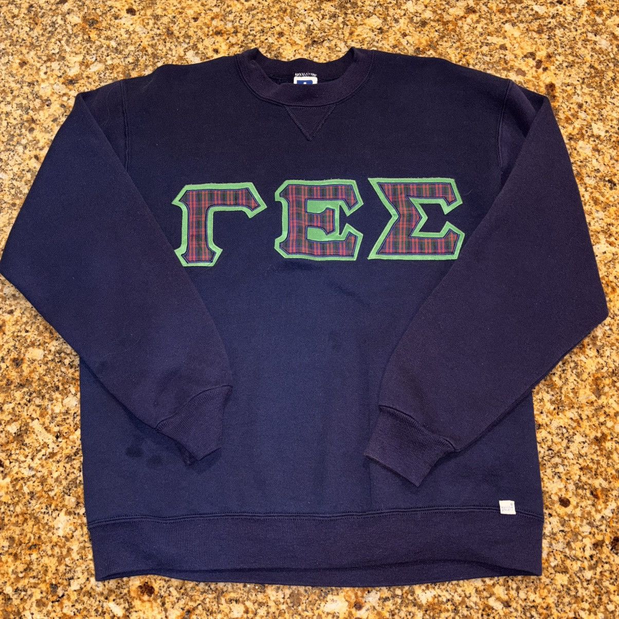 Russell Athletic Russell Athletic Greek Letter Crewneck Sweatshirt Size US L / EU 52-54 / 3 - 3 Thumbnail
