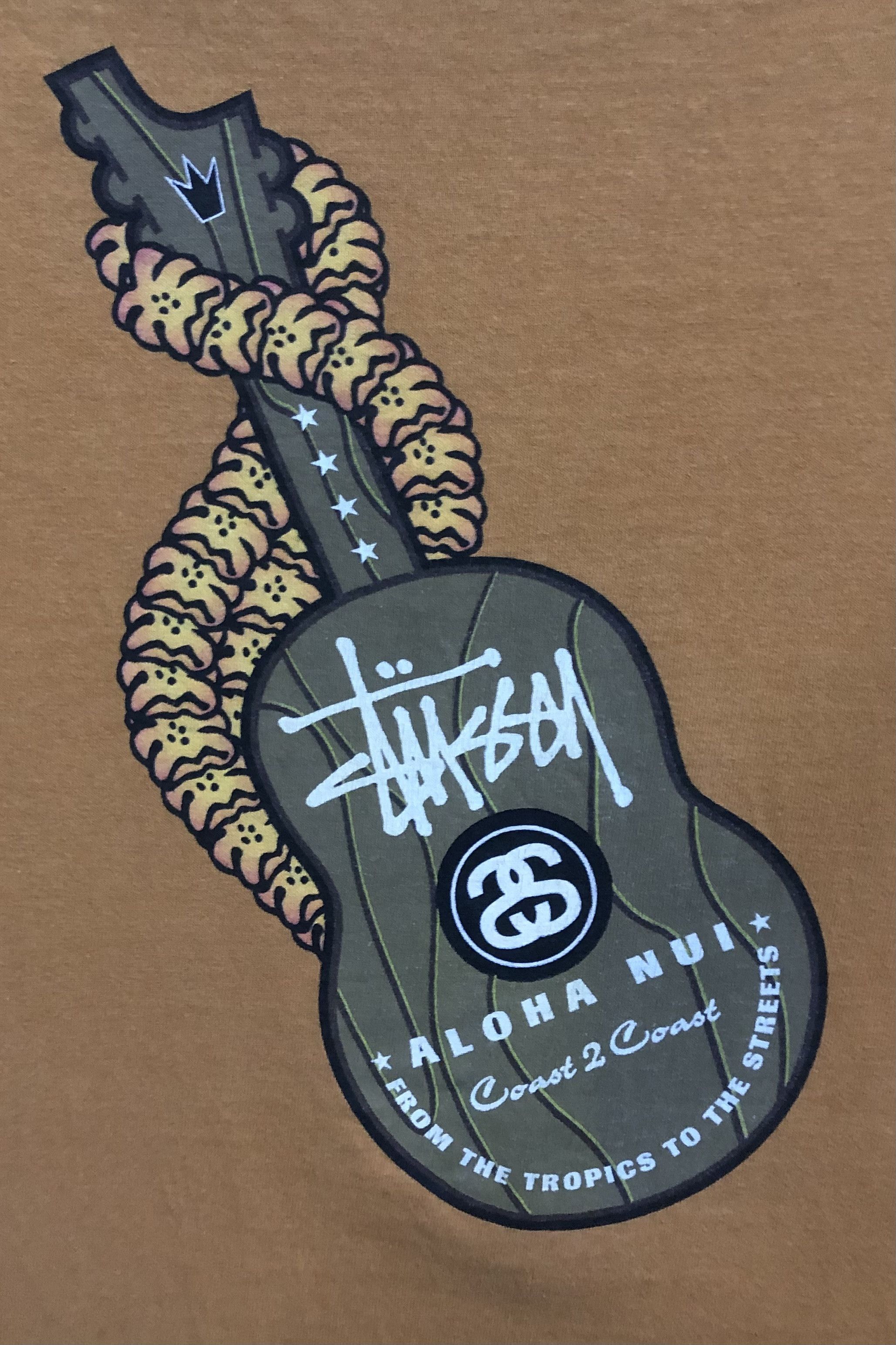 Stussy Vintage 90s STUSSY ALOHA NUI Rare Tee Size US L / EU 52-54 / 3 - 3 Thumbnail