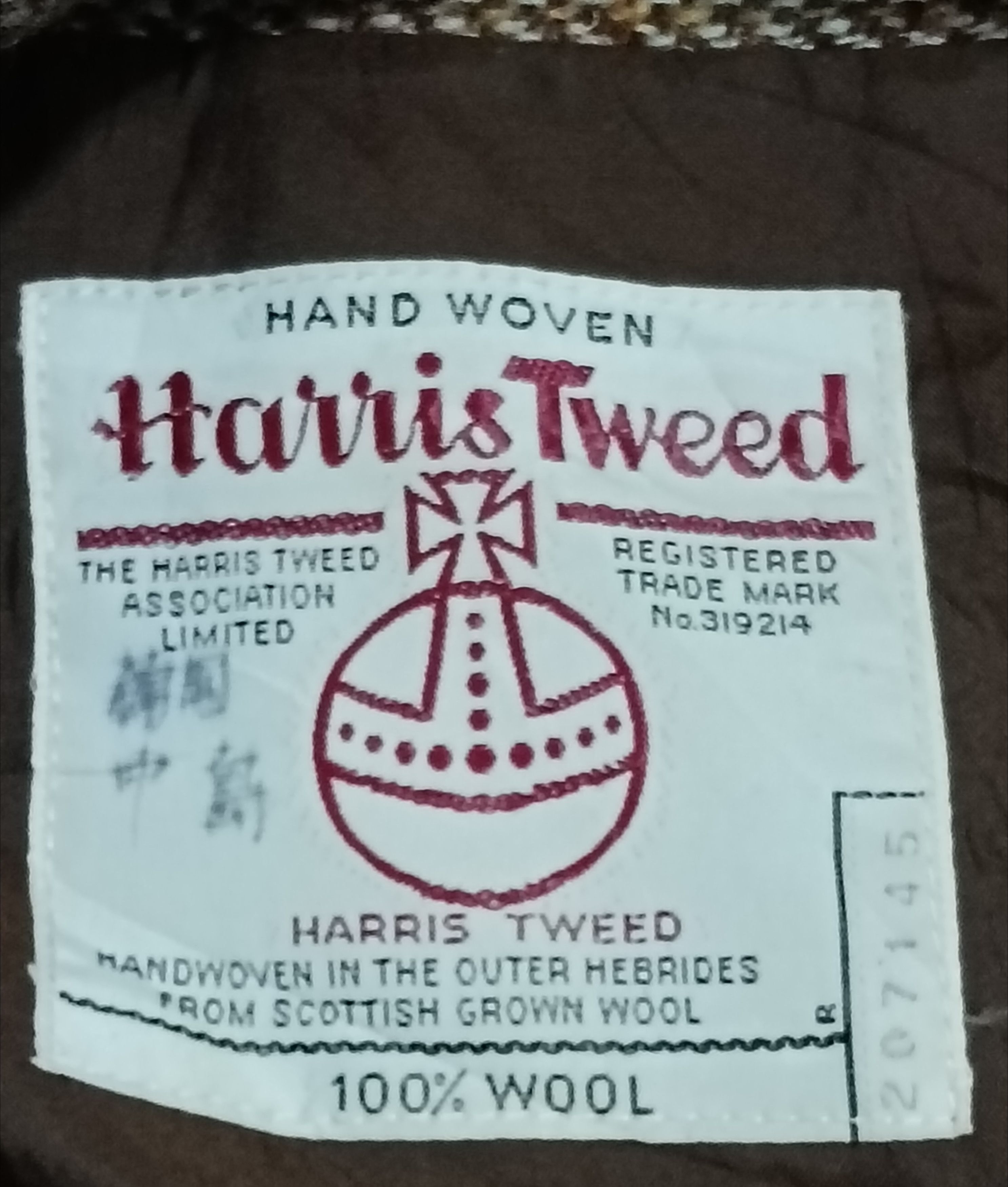 Harris Tweed HARRIS TWEED HAND WOVEN HICKORY HERRINGBONE WOOL BLAZER Size US M / EU 48-50 / 2 - 3 Thumbnail