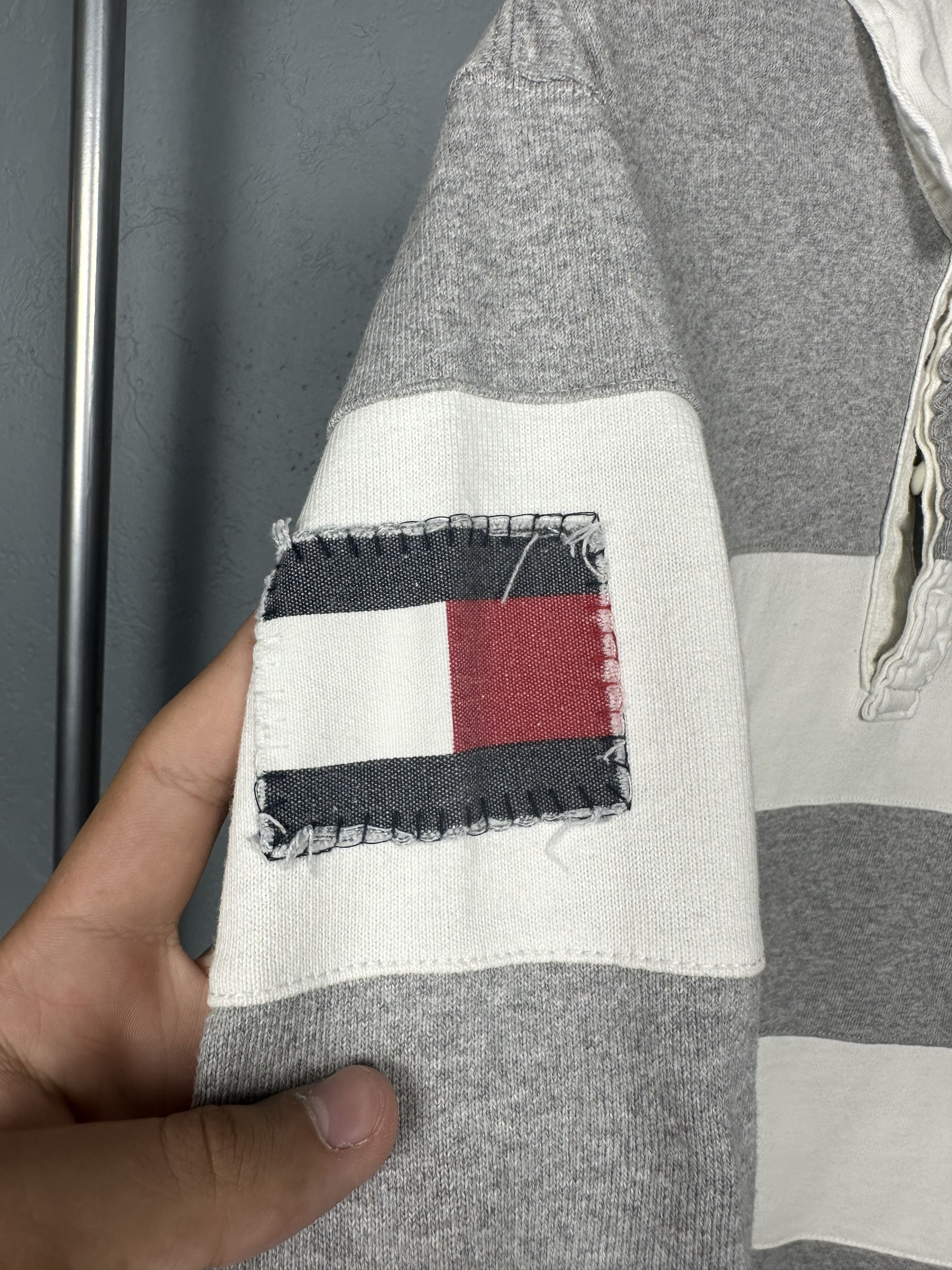 Tommy Hilfiger × Vintage Tommy Hilfiger Vintage Mens Rugby Long Sleeve Polo Shirt Size US L / EU 52-54 / 3 - 5 Thumbnail