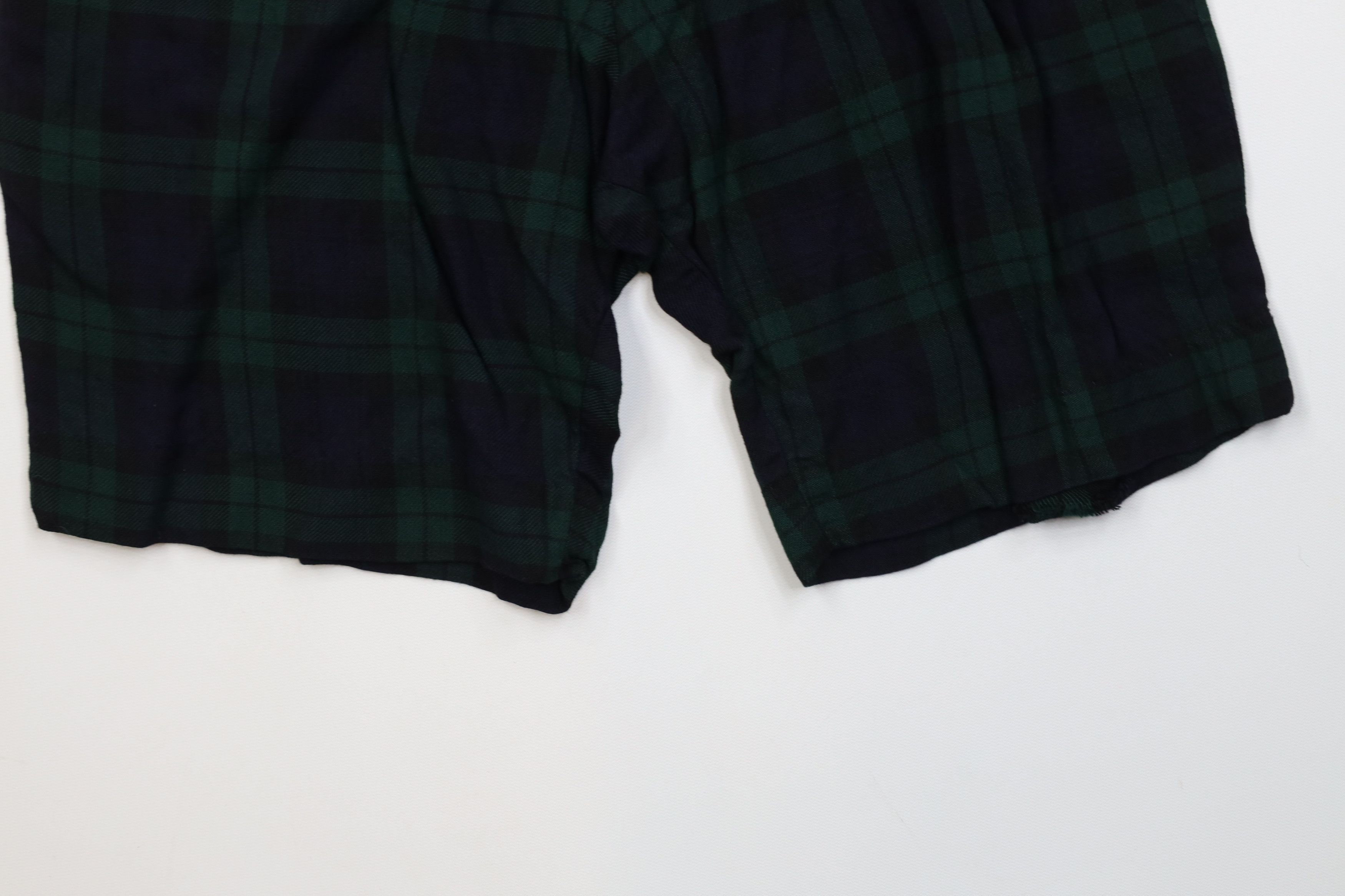 Vintage Vintage 50s Streetwear Rayon Gabardine Knit Shorts Plaid USA Size 26" / US 2 / IT 38 - 4 Thumbnail