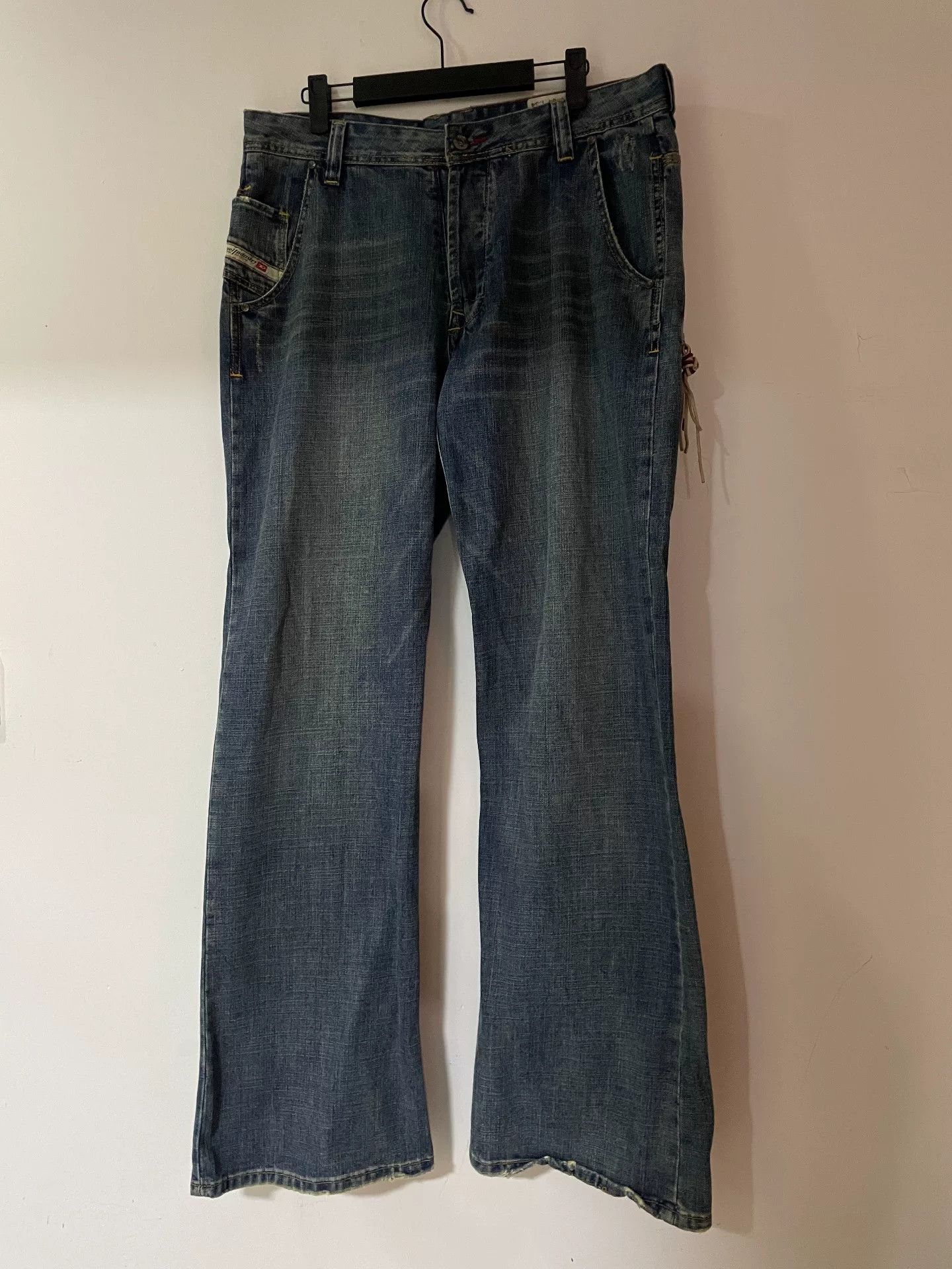 Diesel diesel wide-leg vintage denim pants Size US 34 / EU 50 - 1 Thumbnail