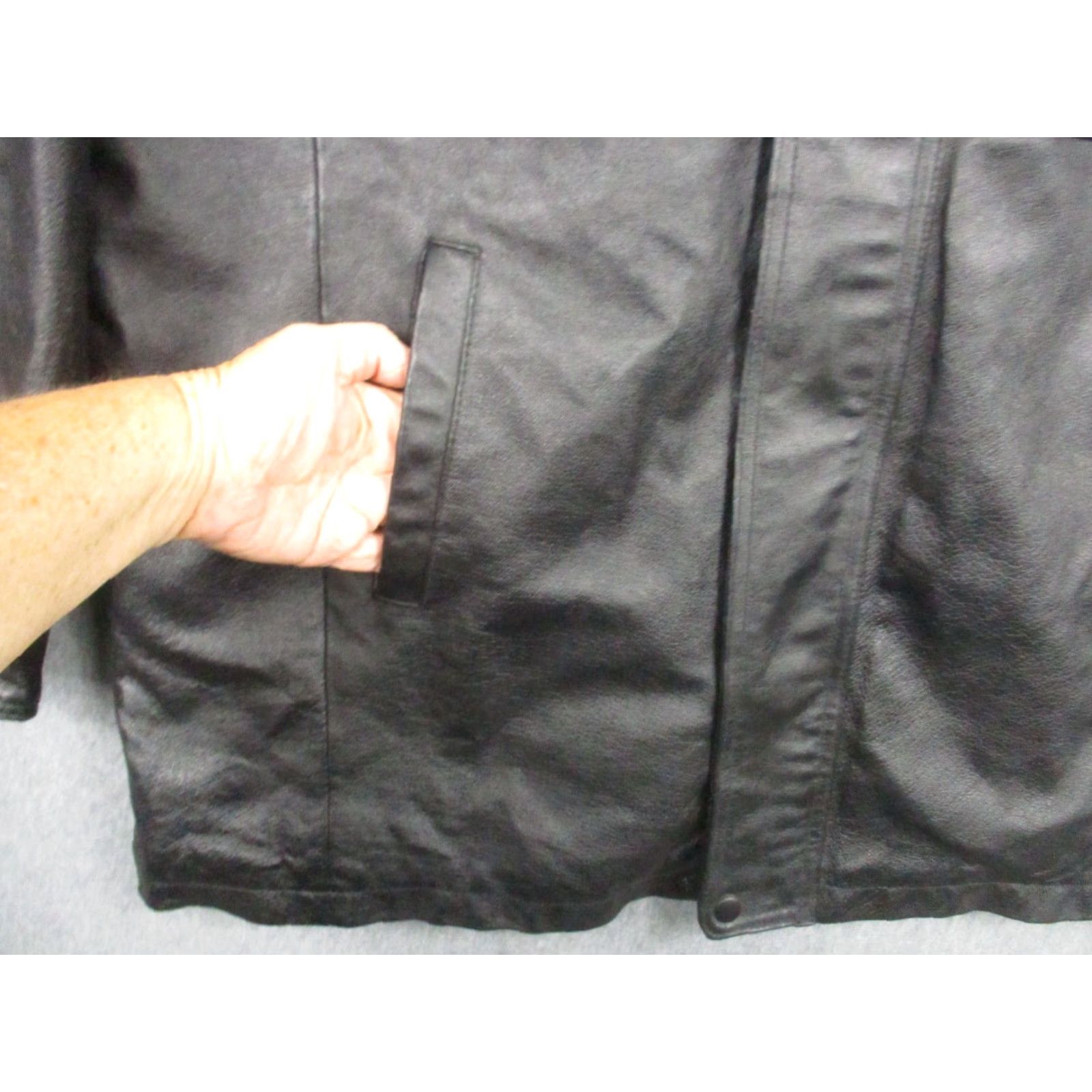 Vintage VINTAGE Wilda Genuine Leather Jacket XL Heavy Duty Lined Black Size US XL / EU 56 / 4 - 4 Thumbnail