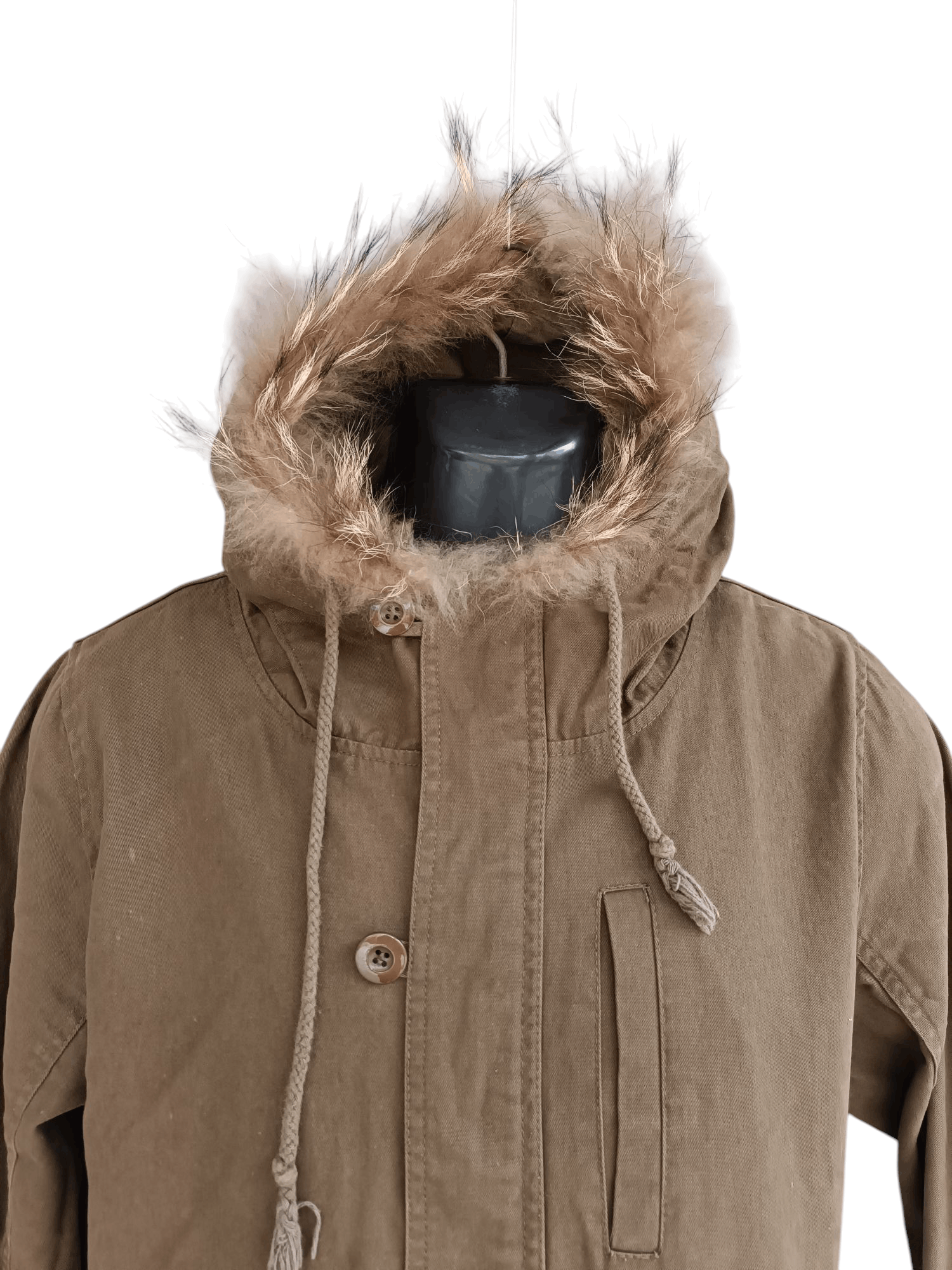Japanese Brand Japanese Brand Nanae & Company Fur Hoodie Size US M / EU 48-50 / 2 - 2 Thumbnail
