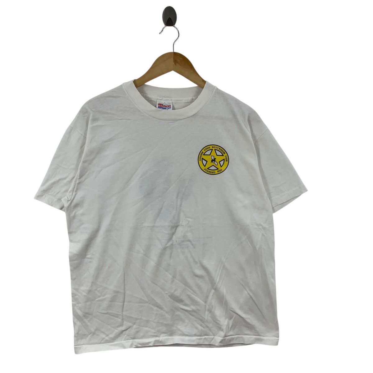 Vintage Vintage GOLDEN STATE ROTTWEILER Club D. Baird Tee Shirt Top Size US M / EU 48-50 / 2 - 6 Thumbnail