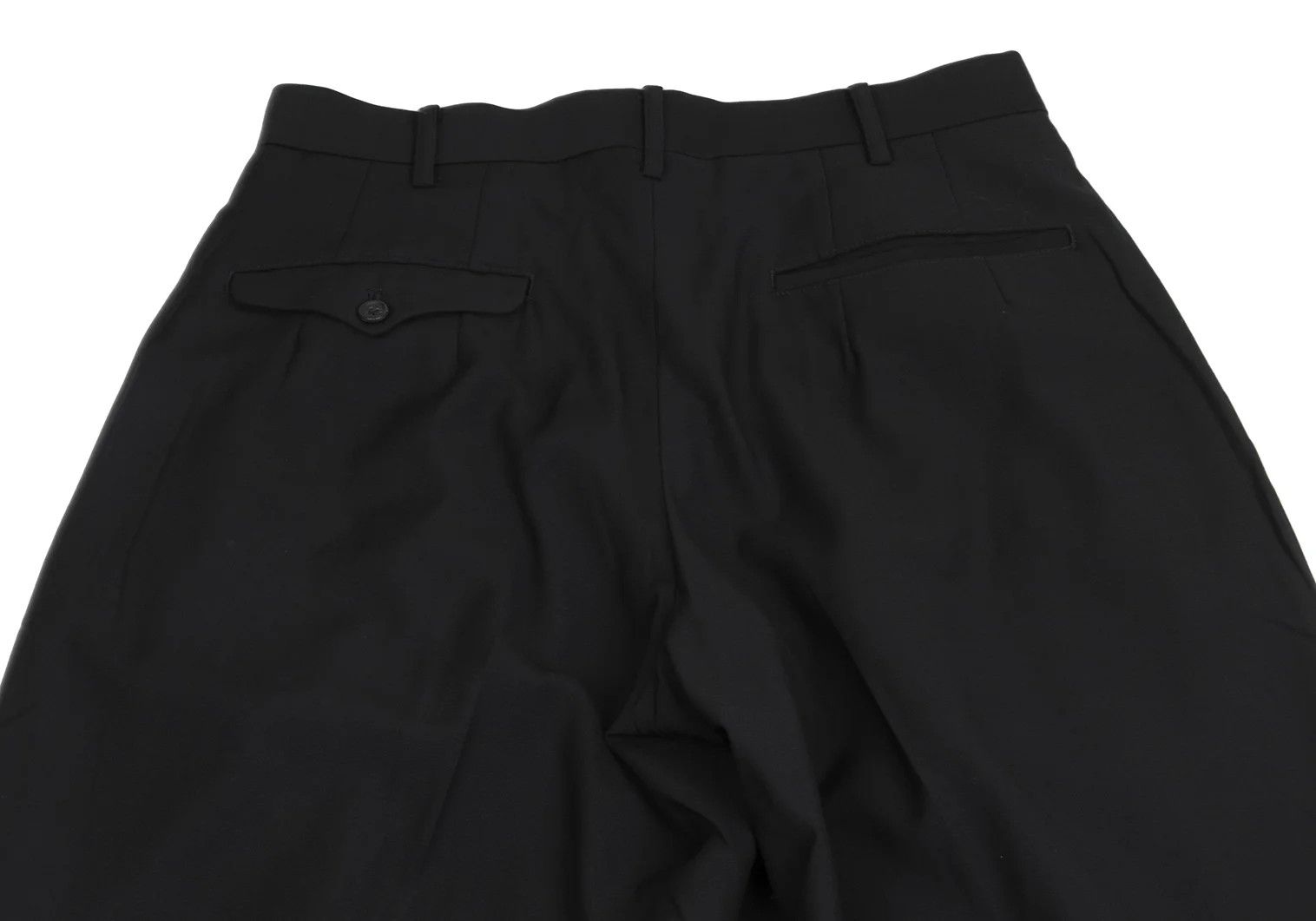 Yohji Yamamoto Yohji Yamamoto Wool Tuck Tapered Pants Size US 34 / EU 50 - 11 Thumbnail