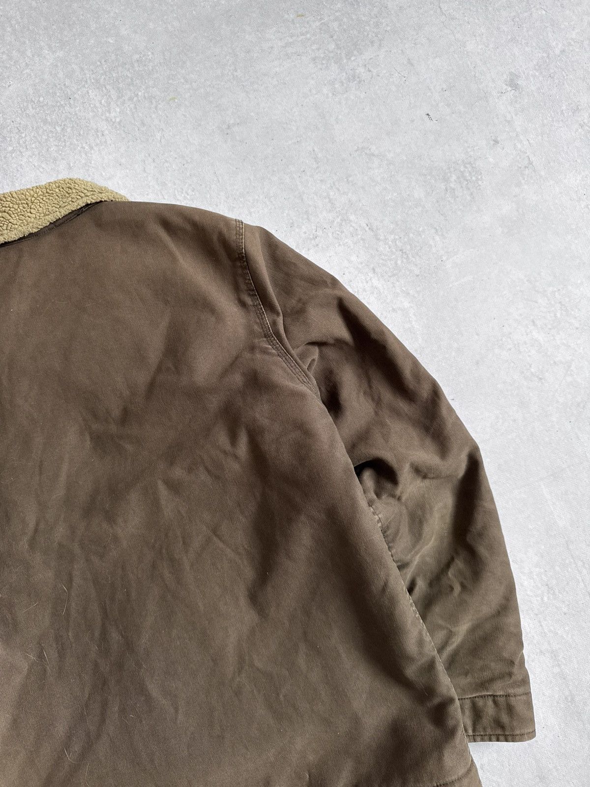 Carhartt Vintage Carhartt Sheffield Workwear Fleece Jacket Faded USA Size US M / EU 48-50 / 2 - 17 Thumbnail