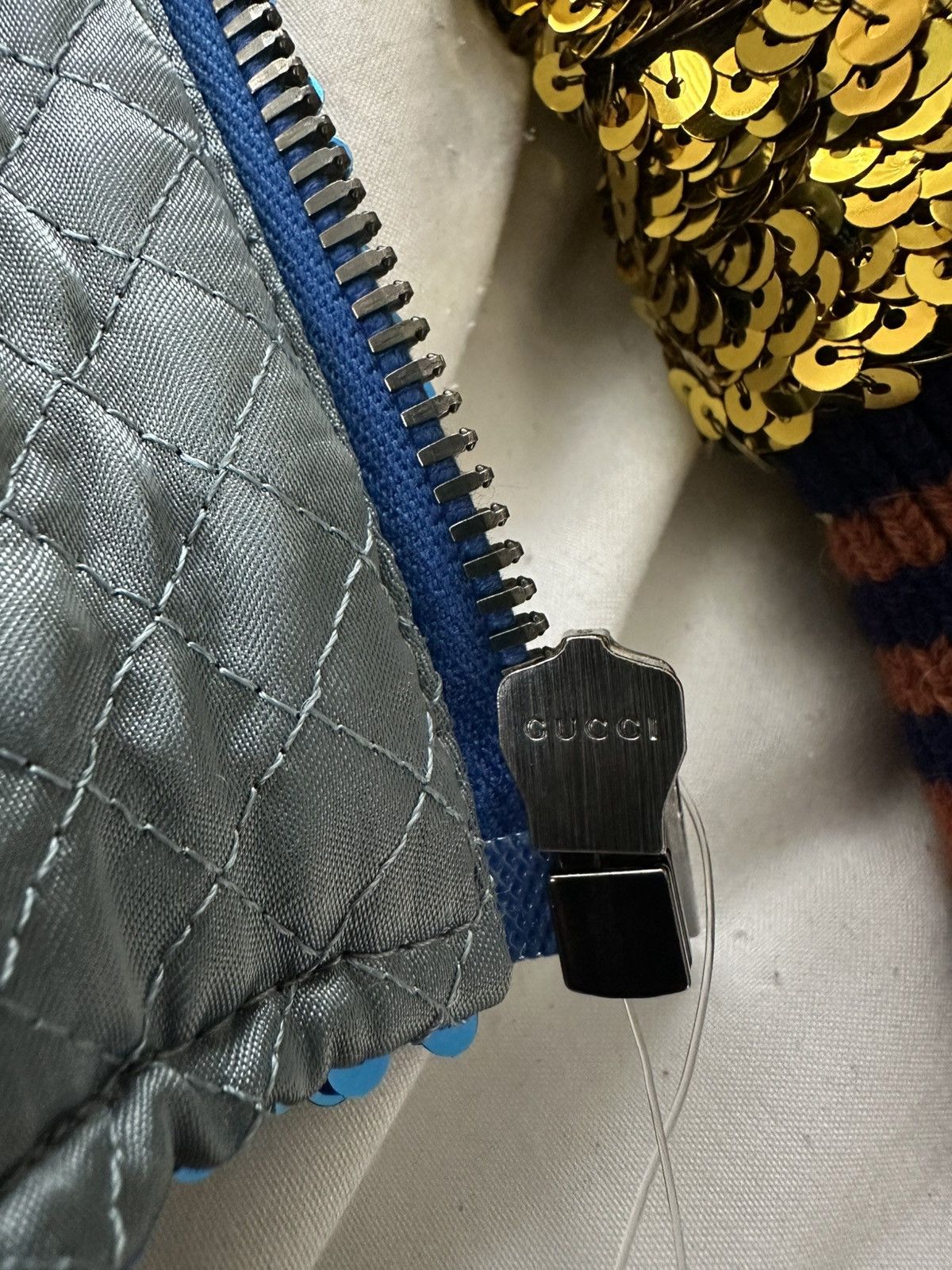 Gucci LOVED Sequin Bomber Jacket