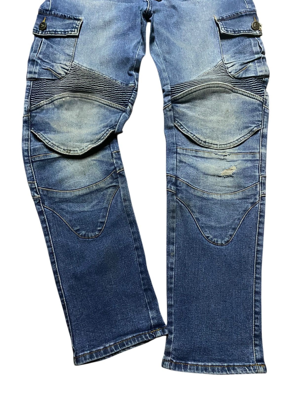 Vision Streetwear Vintagw Japanese Brand Volero Multi Pocket Slim Fit Jeans Size US 31 - 5 Thumbnail