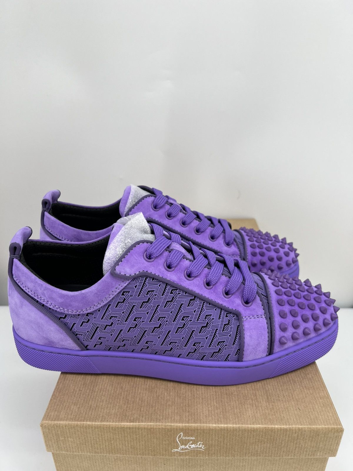 Christian Louboutin LOUIS JUNIOR SPIKES ORLATO Size US 12 / EU 45 - 3 Thumbnail