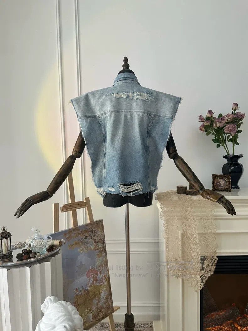 Maison Margiela Maison Margiela Broken and old detachable sleeve denim jac Size XS / US 0-2 / IT 36-38 - 5 Thumbnail