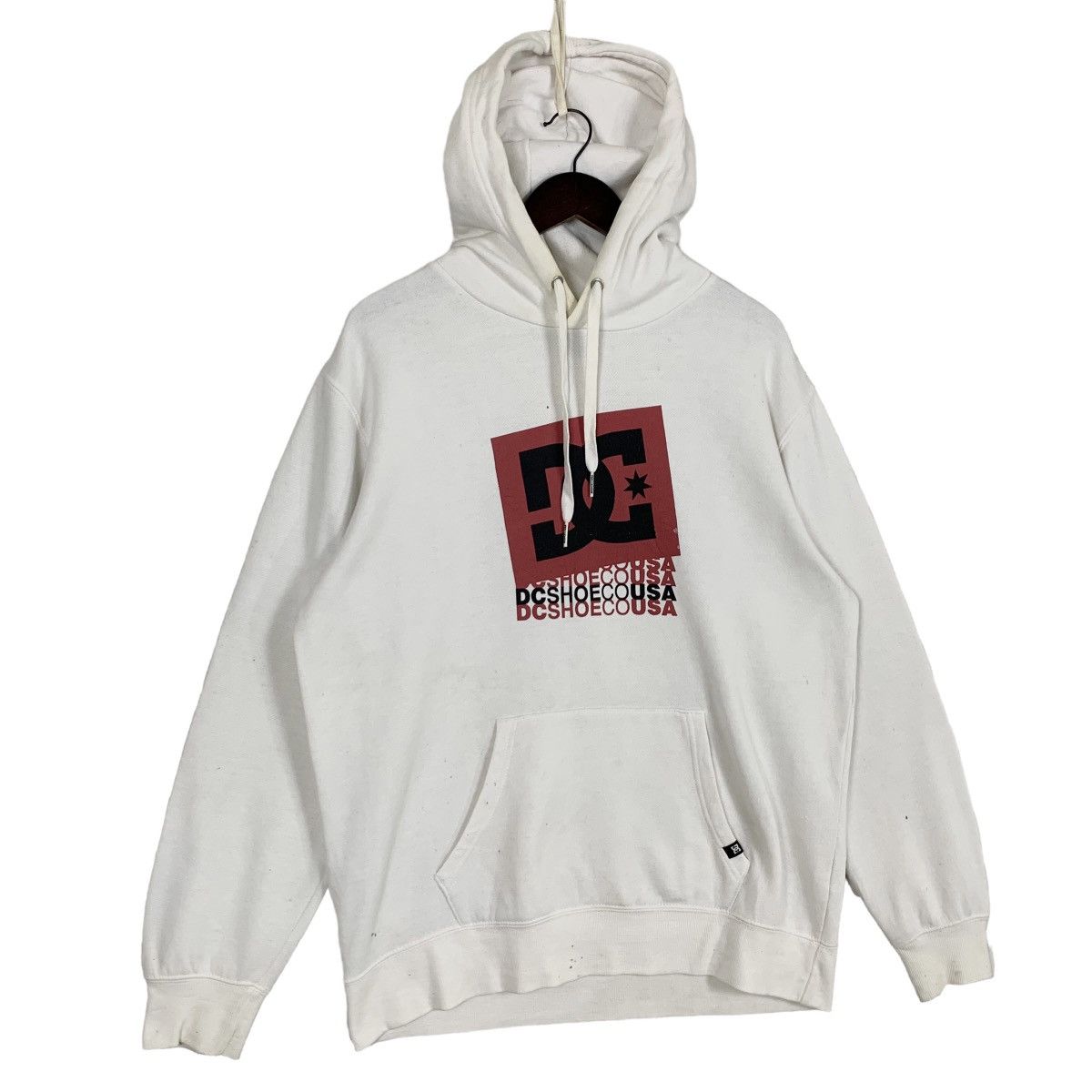 DC Vintage Y2K Dc Shoes Usa Big Logo Pullover Hoodie Size L Size US L / EU 52-54 / 3 - 3 Thumbnail