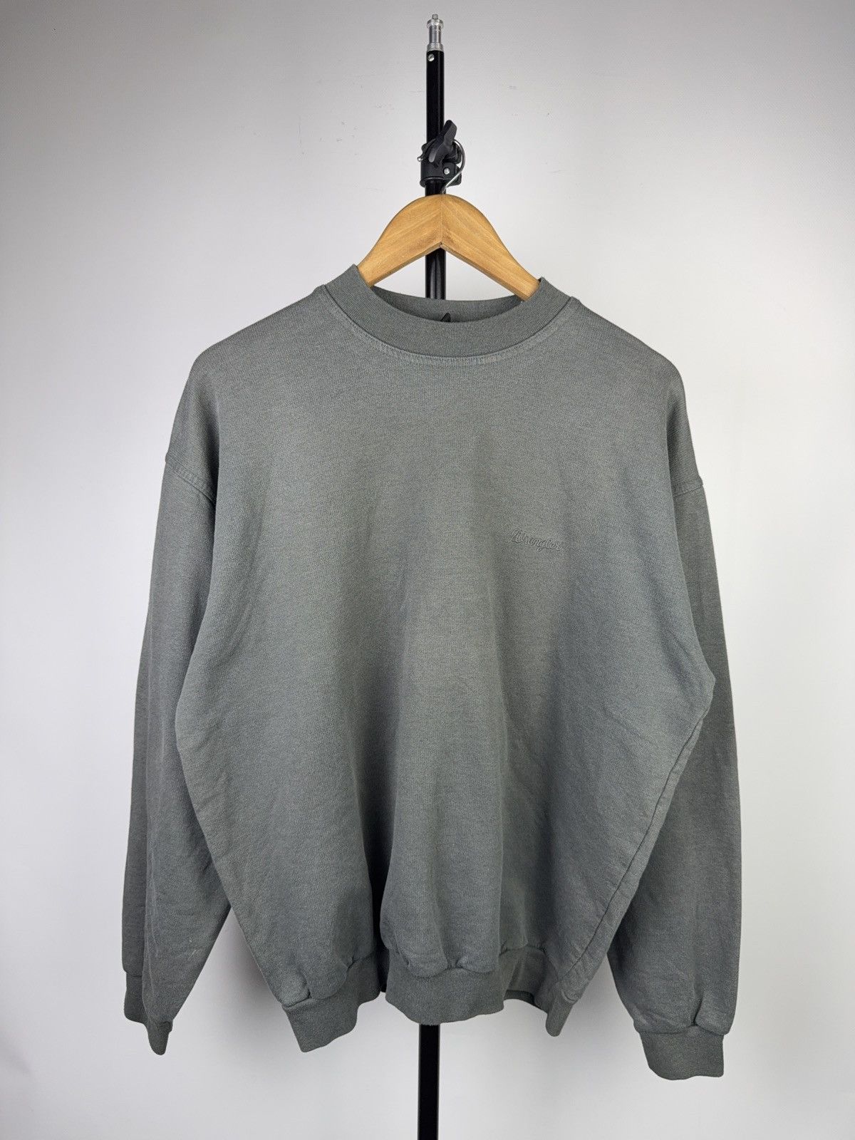 Wrangler 90s Wrangler Authentic Western Embroidered Logo Crewneck Size US L / EU 52-54 / 3 - 1 Thumbnail
