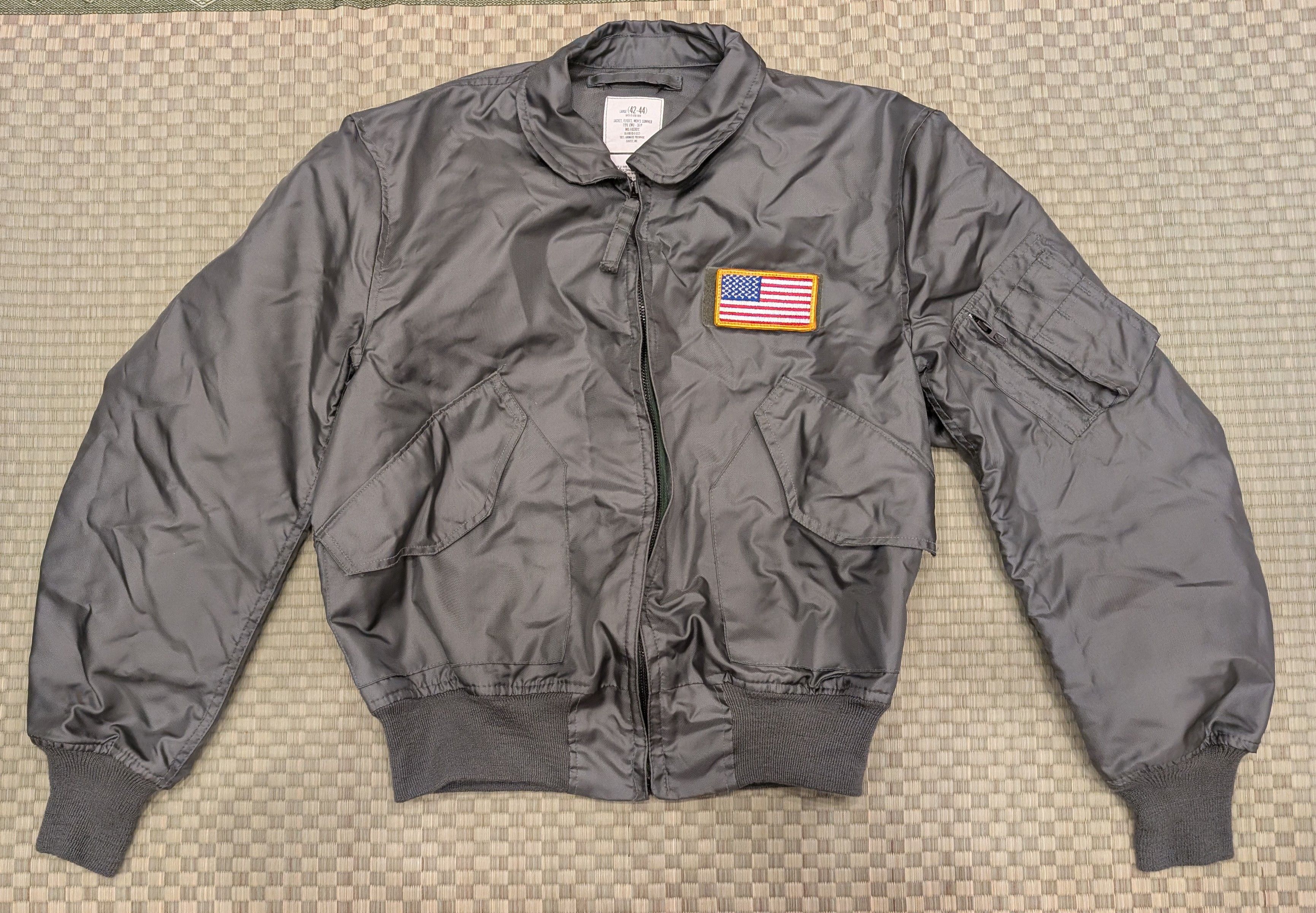 Other Vintage US Military Summer Flyer's Jacket CWU-36/P Green Size US L / EU 52-54 / 3 - 1 Thumbnail