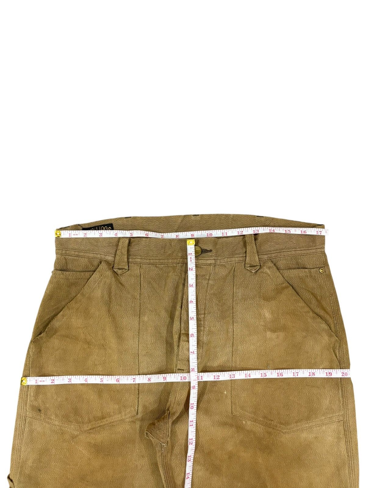 Japanese Brand Vintage Japanese Brand Buckle Back Carpenter Baggy Jeans Size US 34 / EU 50 - 11 Thumbnail