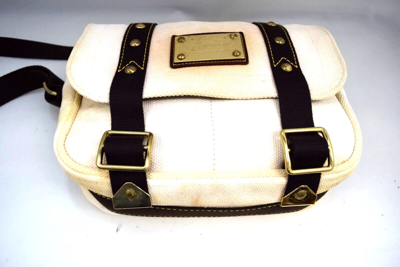 Louis Vuitton Louis Vuitton Antigua Busas Pm Crossbody Bag Canvas M40042 Size ONE SIZE - 7 Thumbnail