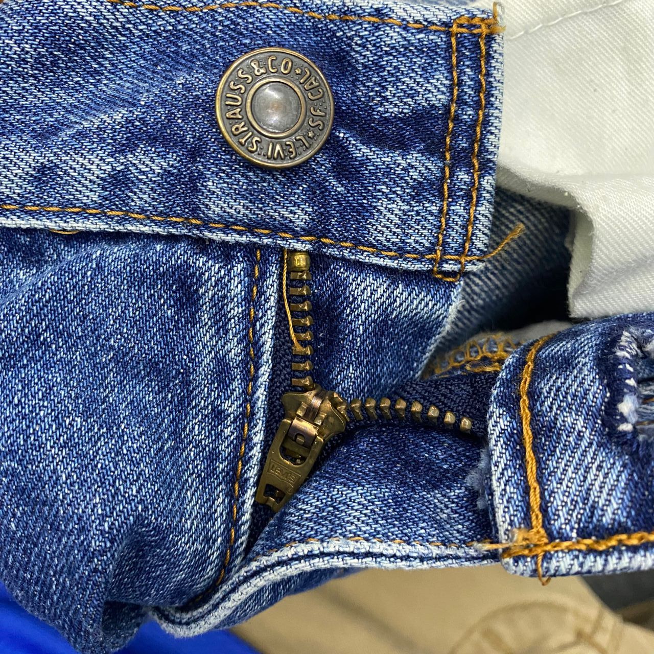 Japanese Brand 💥Flare💥Vintage Levis Flare Denim Size US 33 - 15 Thumbnail