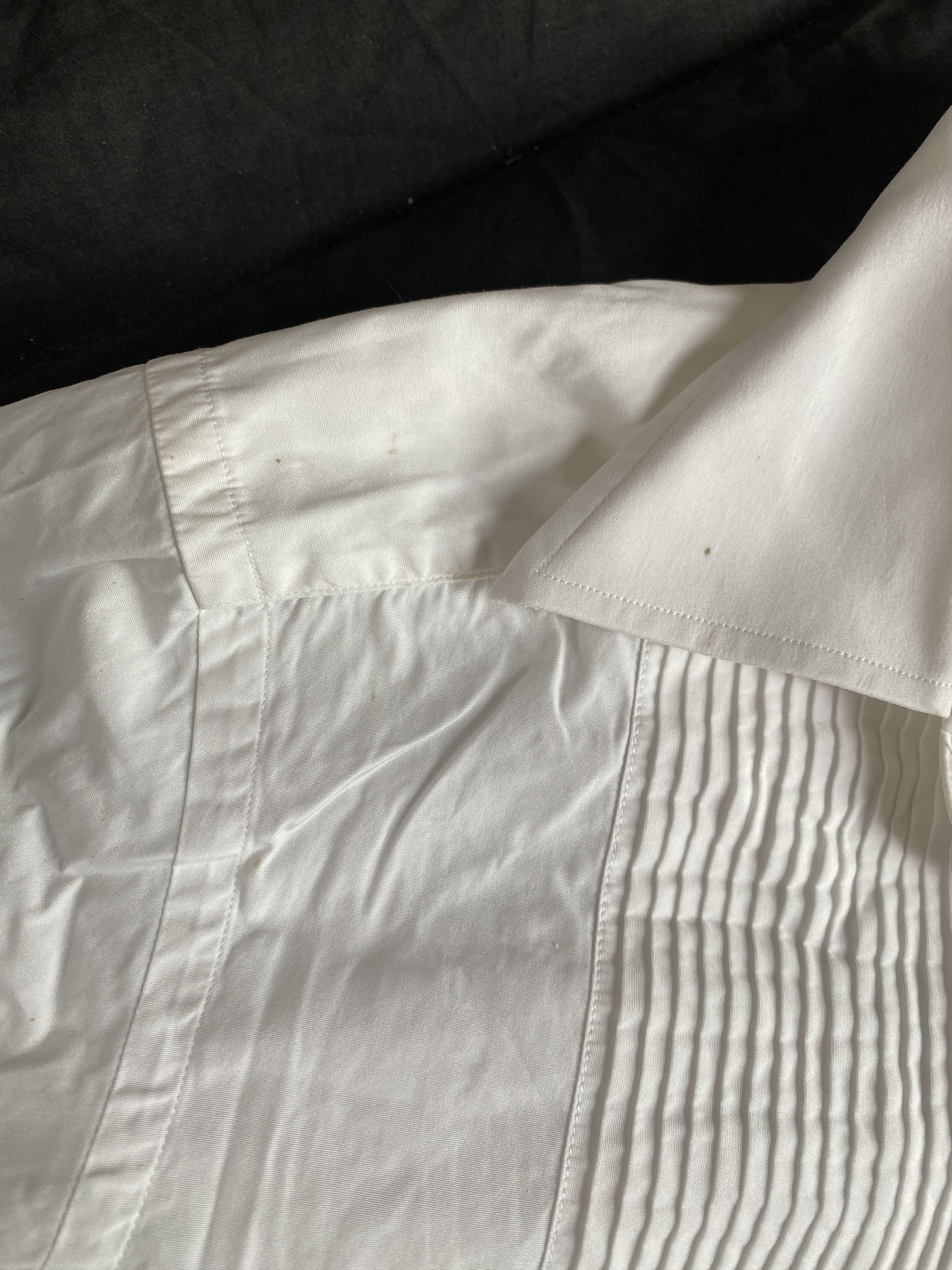 Gucci Gucci Cotton Pleated Tuxedo shirt formal Size US S / EU 44-46 / 1 - 9 Thumbnail