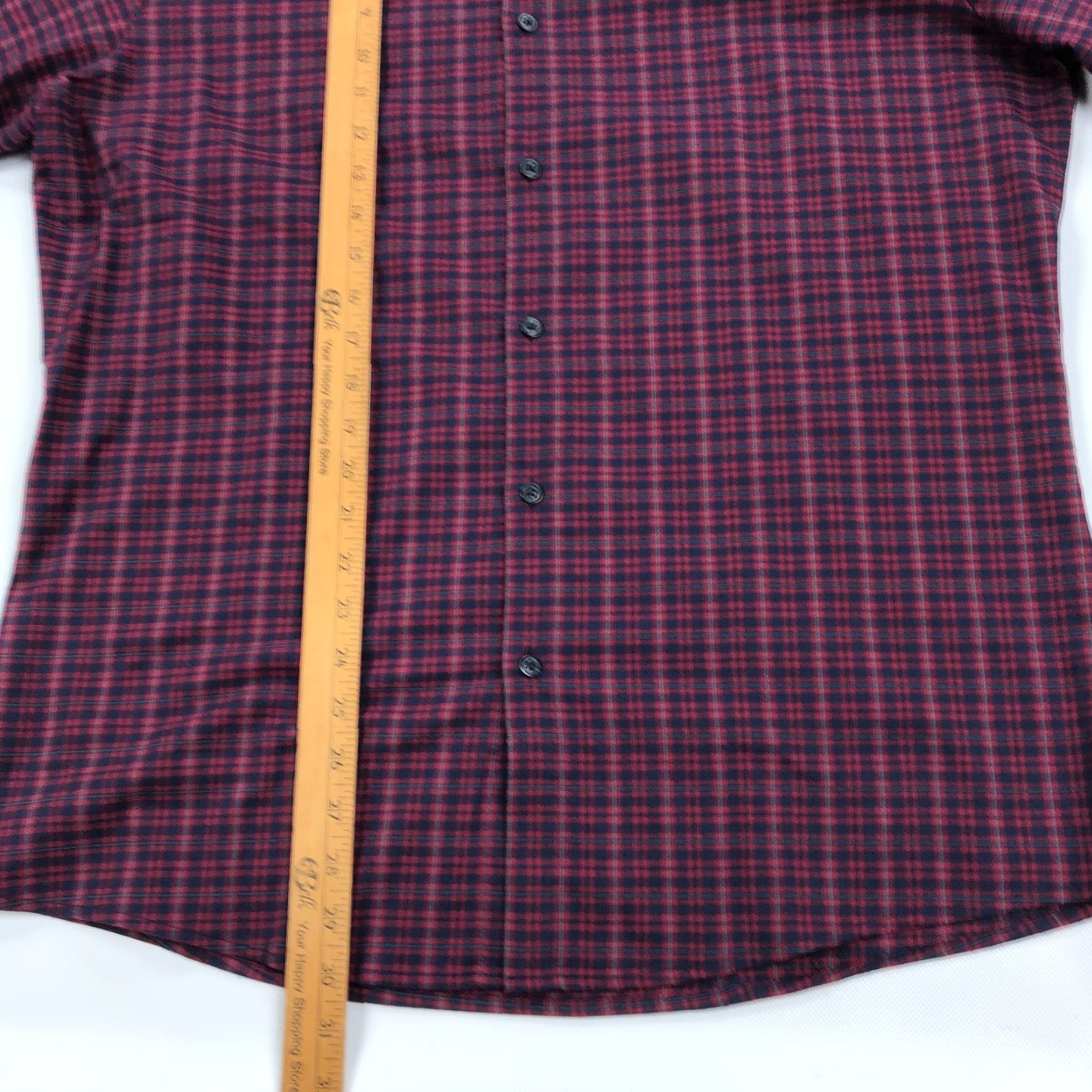 Mizzen+Main Mizzen+Main Shirt Mens XL Trim Button-Down Flannel Plaid Pattern Multicolor Long Sleeve Collar Shirt Size US XL / EU 56 / 4 - 5 Thumbnail