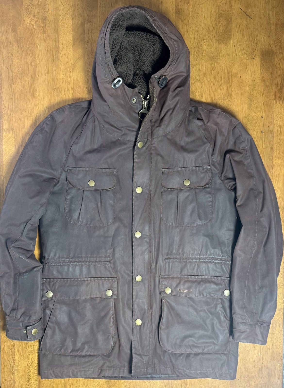 Barbour Barbour Northolt Greatcoat Waxed Jacket Brown Medium Size US M / EU 48-50 / 2 - 1 Thumbnail