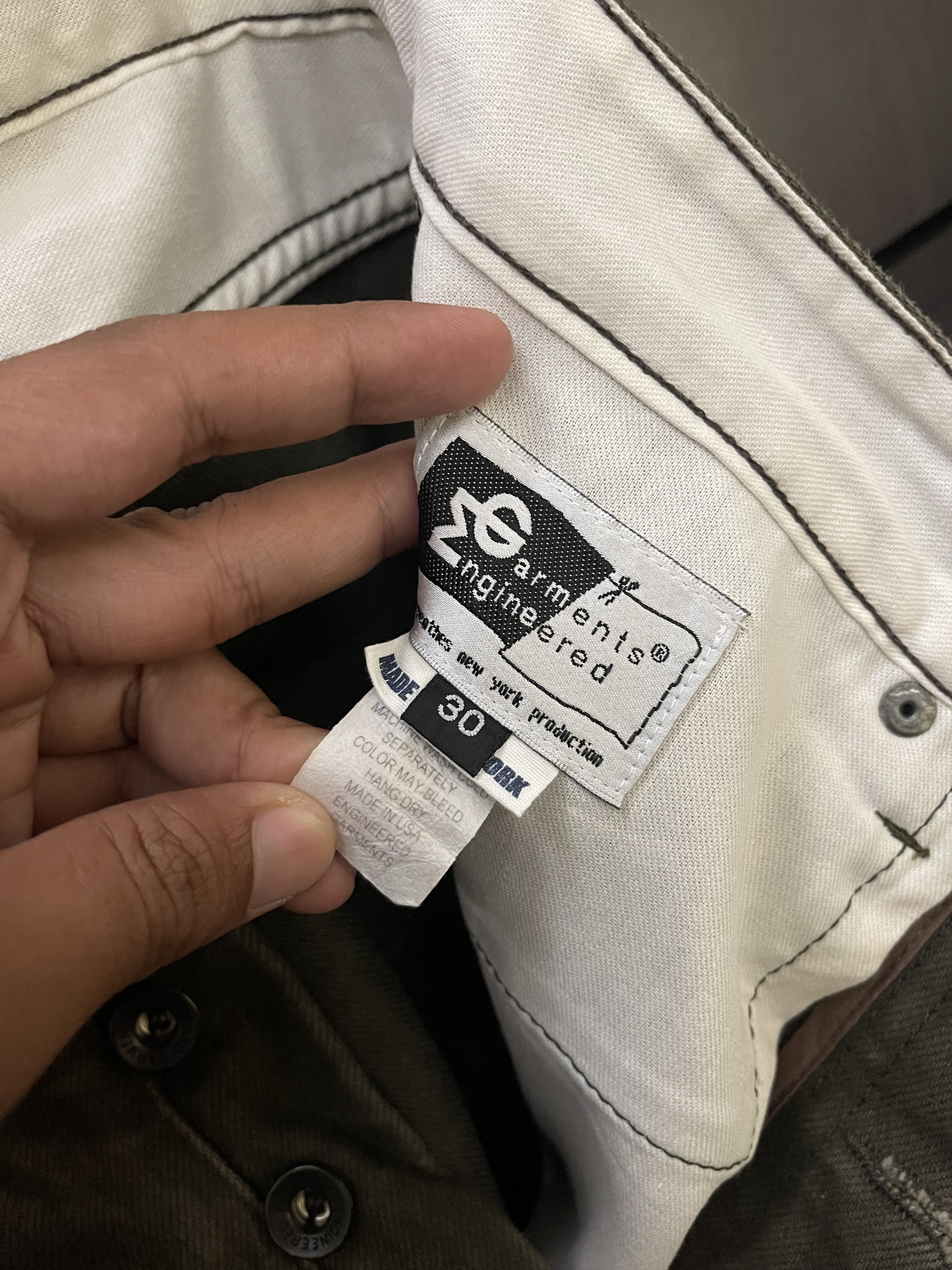 Engineered Garments × Japanese Brand × Nepenthes Engineered Garments Dirty Colour Ultra Heavy Denim Size US 30 / EU 46 - 5 Thumbnail