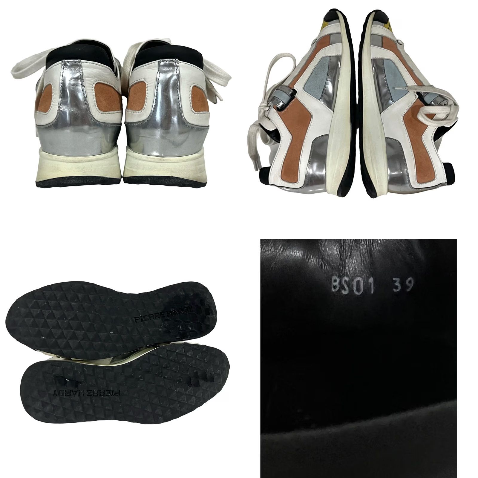 Pierre Hardy Pierre Hardy Street Life Sneakers Suede Trainers Low-Top Womens US 9 39 Multicolor Size US 9 / IT 39 - 8 Thumbnail