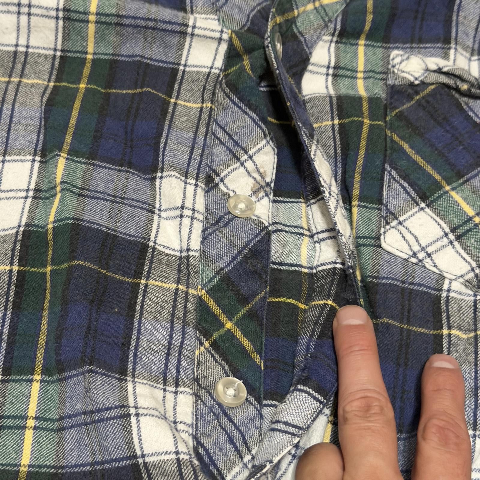 L.L. Bean Vintage L.L. Bean Plaid Flannel Night Shirt Pajama Mens XL Size ONE SIZE - 3 Thumbnail