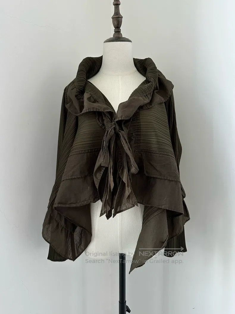 Issey Miyake Issey Miyake Brown Jacket Size L / US 10 / IT 46 - 1 Thumbnail