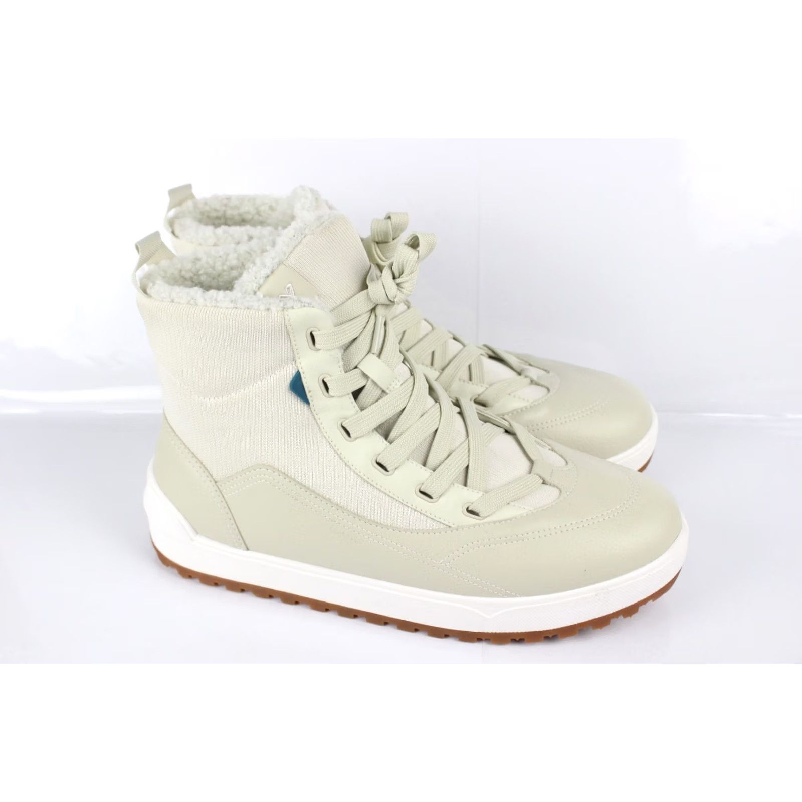 Vintage Vessi Women's Alta High Top 2 Lined Boots Waterproof Ivory Size 11 - Boots - Women - Ivory - 11 Size L / US 10 / IT 46 - 2 Thumbnail