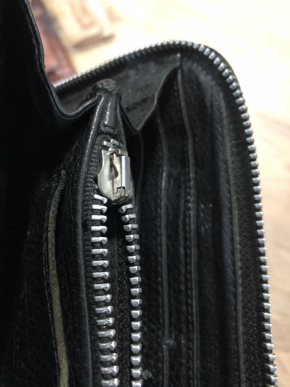 Chrome Hearts Chrome Hearts cross symmetry distressed long zip wallet Size ONE SIZE - 8 Thumbnail