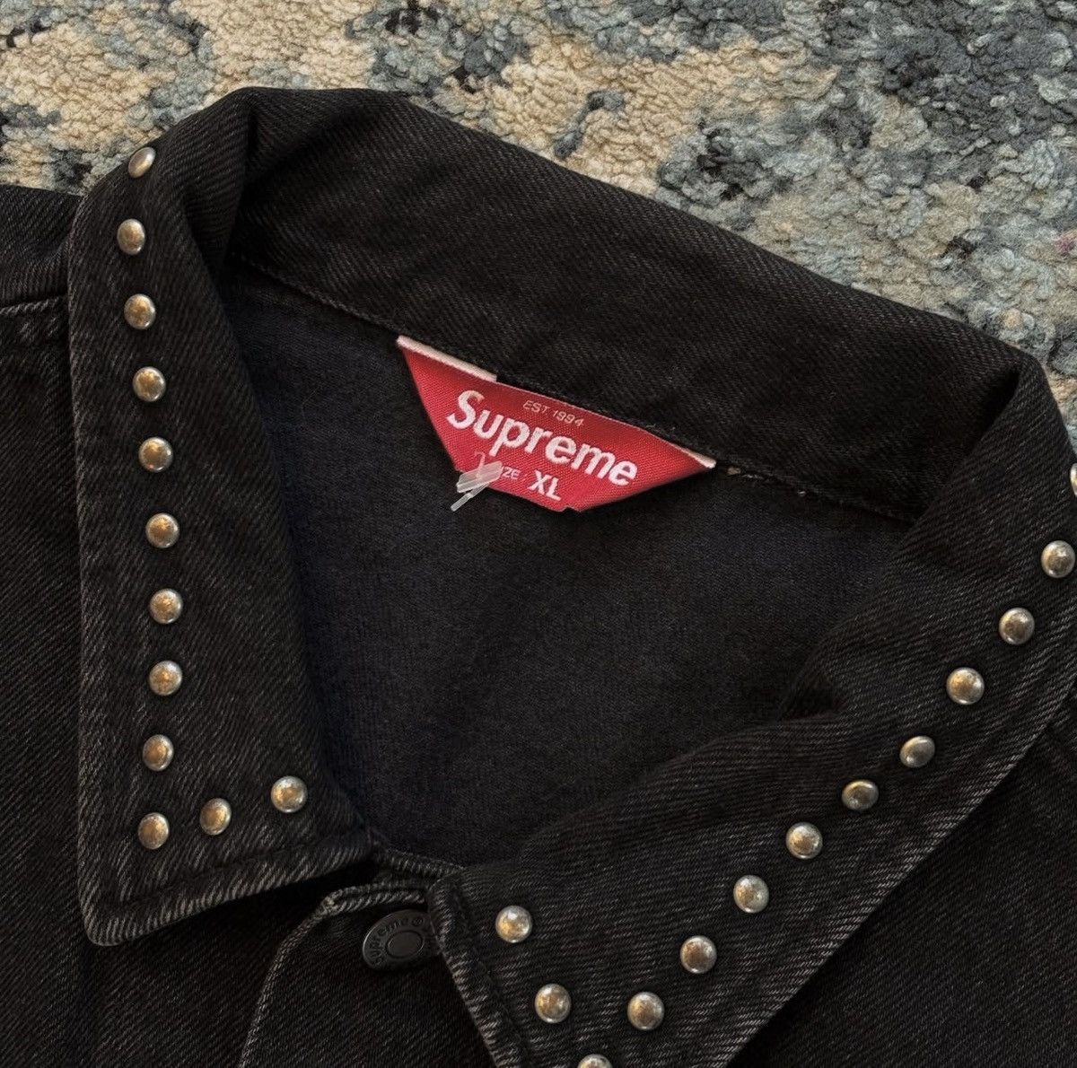 Supreme Supreme Denim Studded Jacket SS17 Size US XL / EU 56 / 4 - 3 Thumbnail