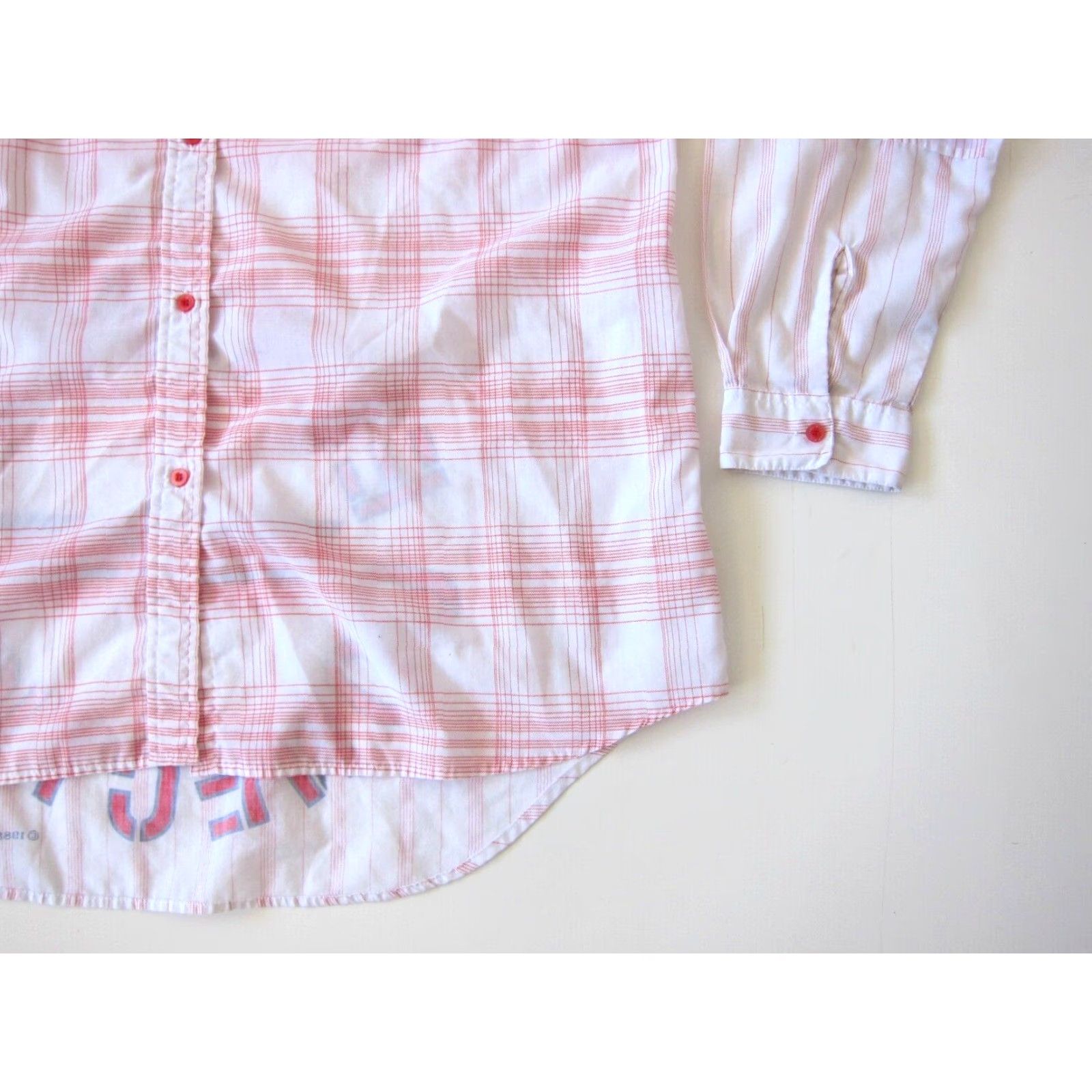 Vintage VINTAGE Esleep Club 1988 European Connection Red White Plaid Nightgown OS Shirt Nightgown Esleep Red 1980s Womens Size ONE SIZE - 7 Thumbnail