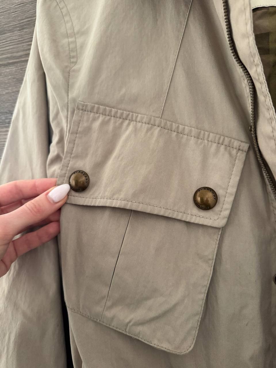 Burberry × Vintage Vintage Burberry Brit Nova Check Coat Size XL / US 12-14 / IT 48-50 - 9 Thumbnail