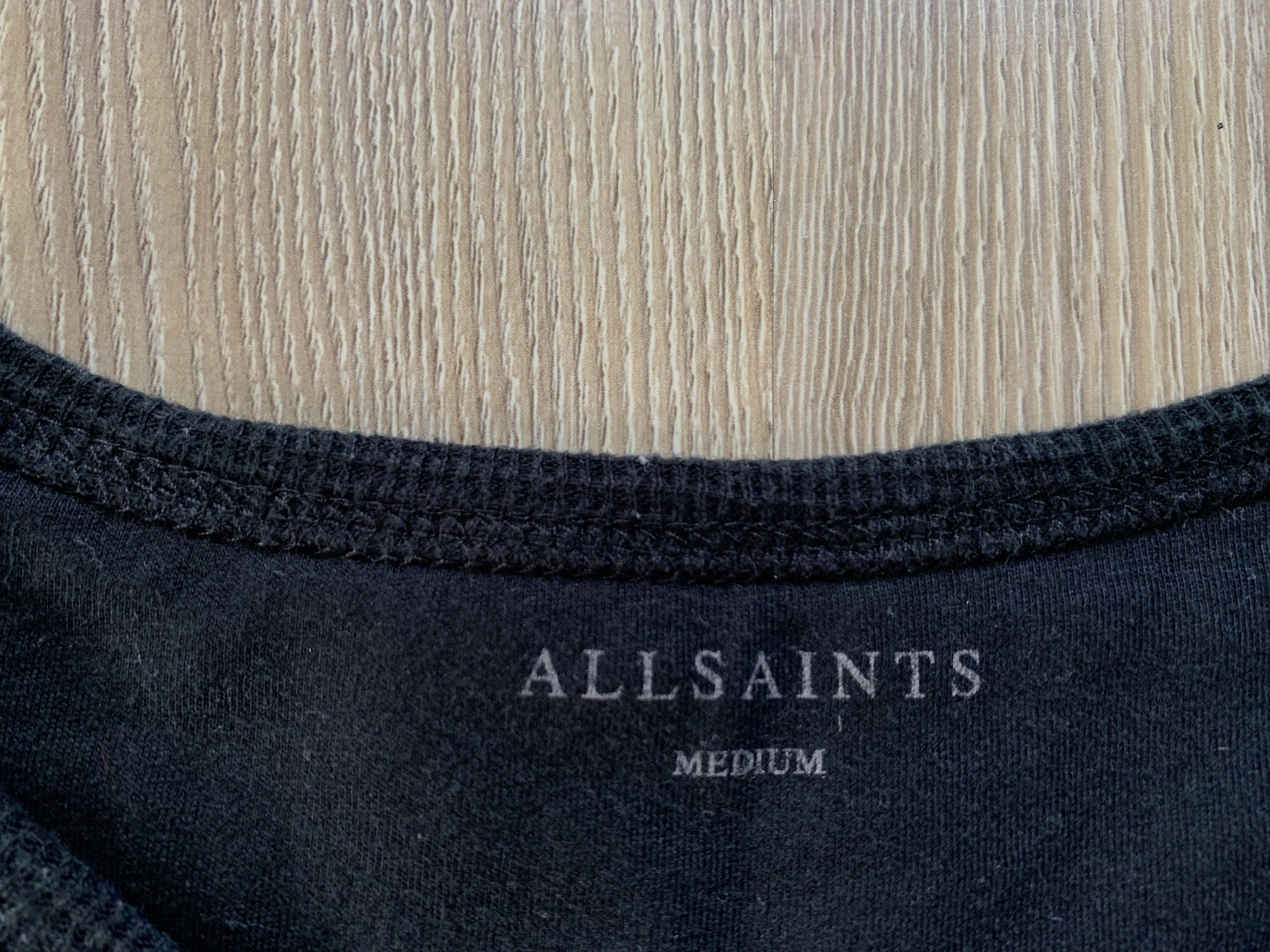 Allsaints AllSaints Clash LS Crew Black Pullover Jumper Size US M / EU 48-50 / 2 - 5 Thumbnail