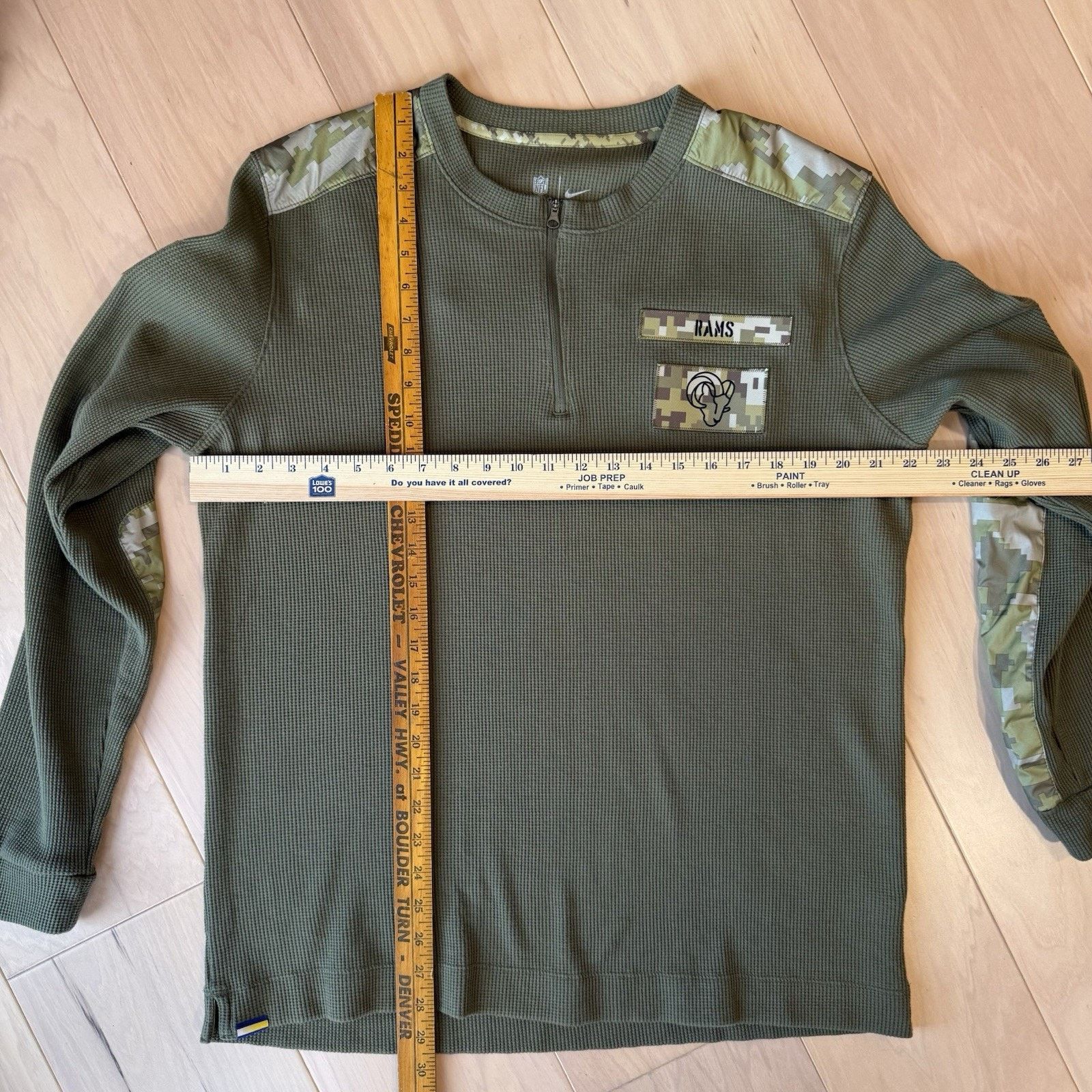Nike Los Angeles Rams Salute To Service Waffle Knit Shirt Large Size US L / EU 52-54 / 3 - 3 Thumbnail