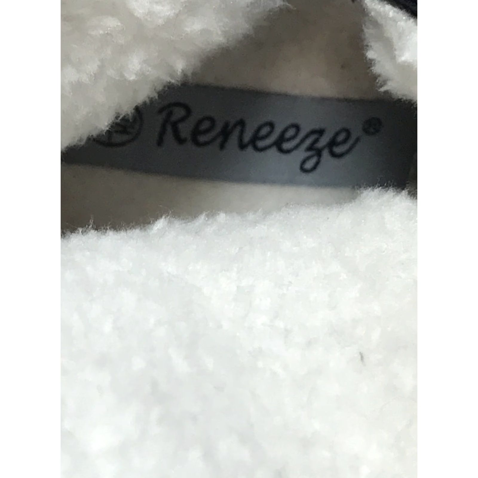 Vintage Reneeze Women's Winter Snow Boots Size 7 Black Faux Leather Fur Trim Mid-Calf Flat Size US 7 / IT 37 - 4 Thumbnail
