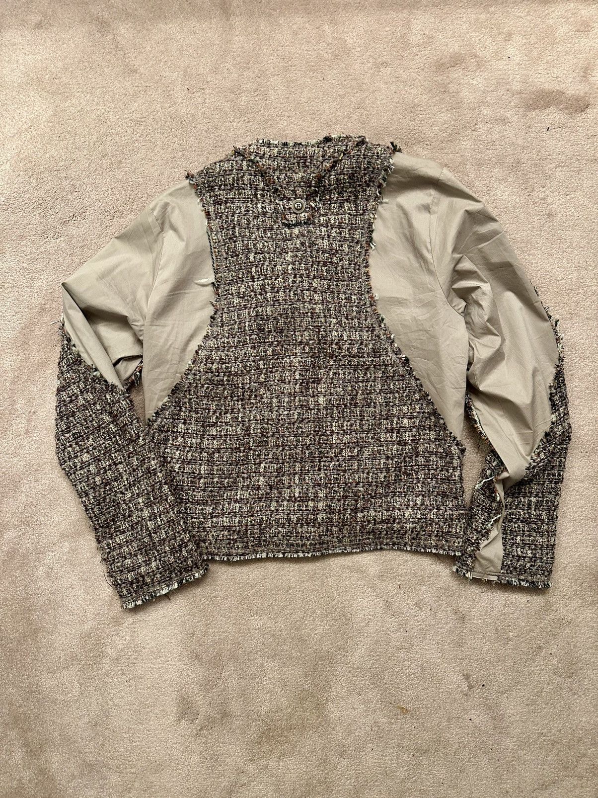 Kiko Kostadinov Kiko Kostadinov Aomnium Tweed Patchwork Jacket 48 Size US M / EU 48-50 / 2 - 2 Thumbnail