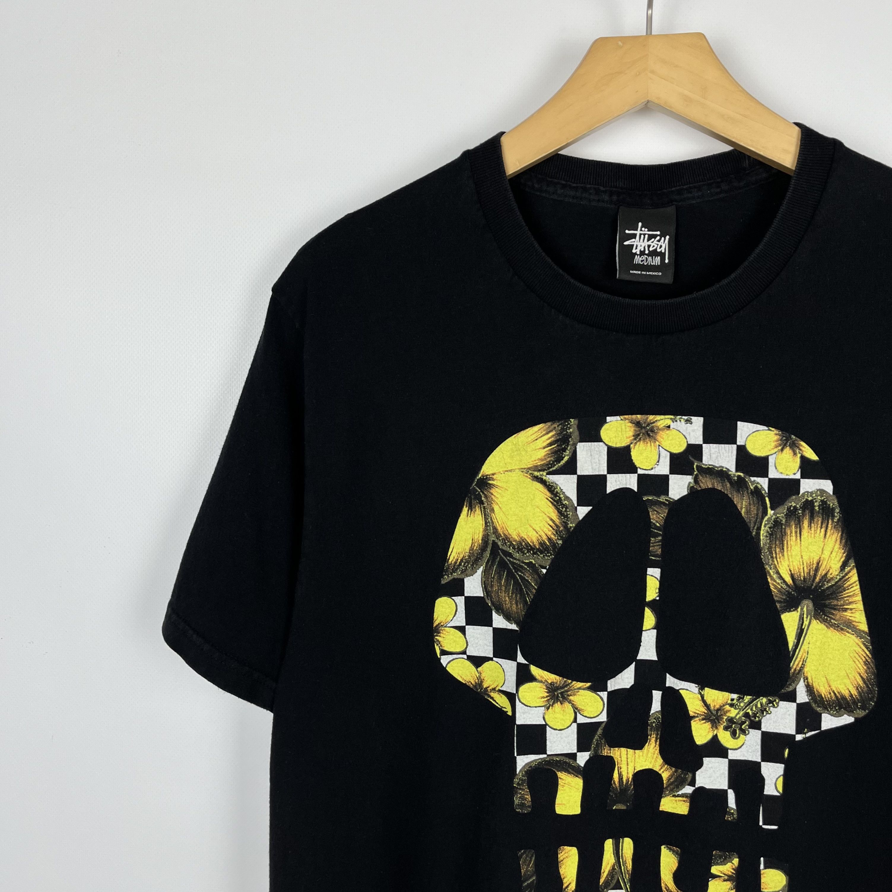 Stussy Vintage Stussy Skull Big Logo T Shirt 2000’s Size US M / EU 48-50 / 2 - 5 Thumbnail
