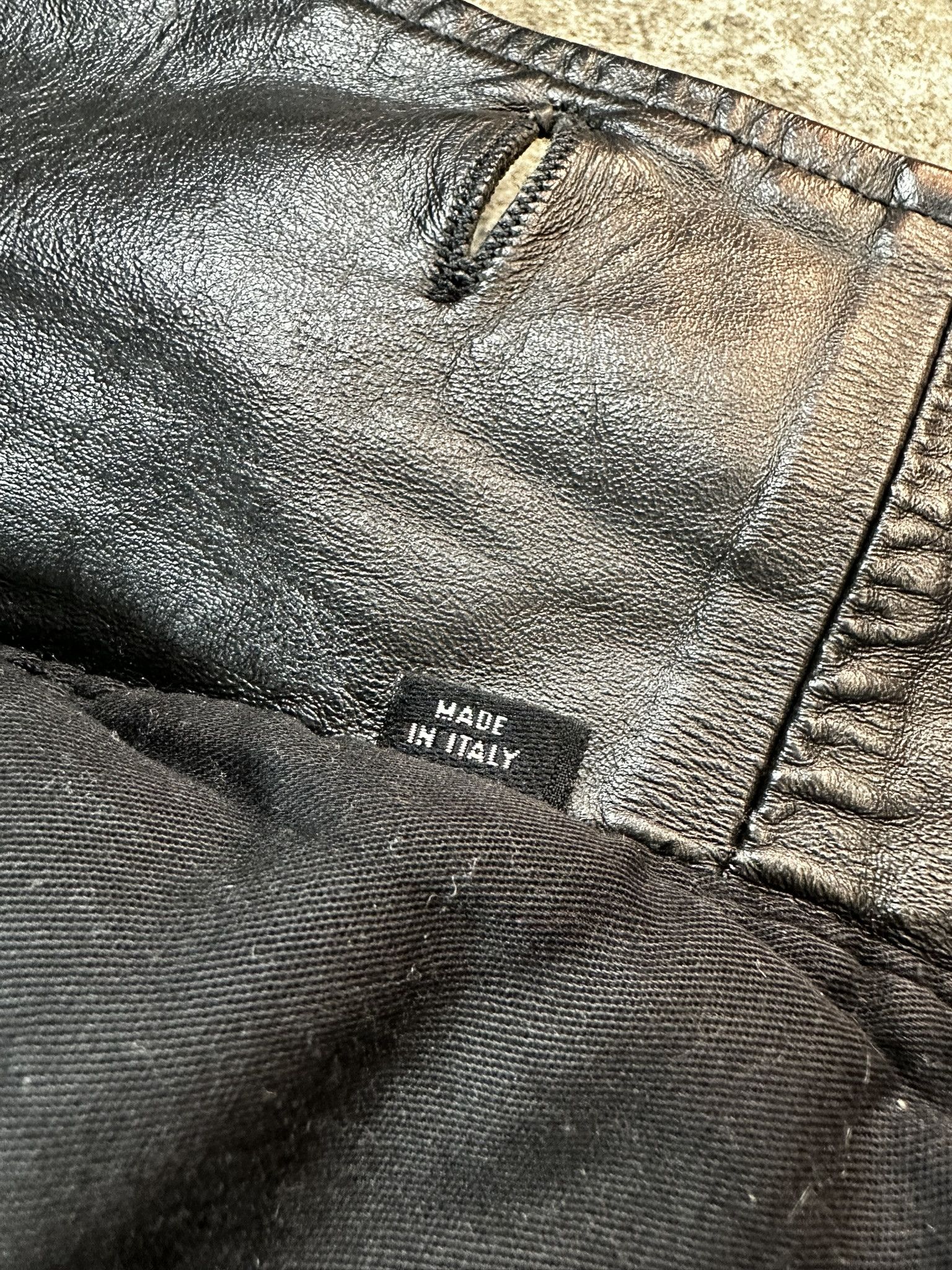 Versace Vintage Versace Jeans Couture Leather Double Breasted Coat Size US XL / EU 56 / 4 - 10 Thumbnail