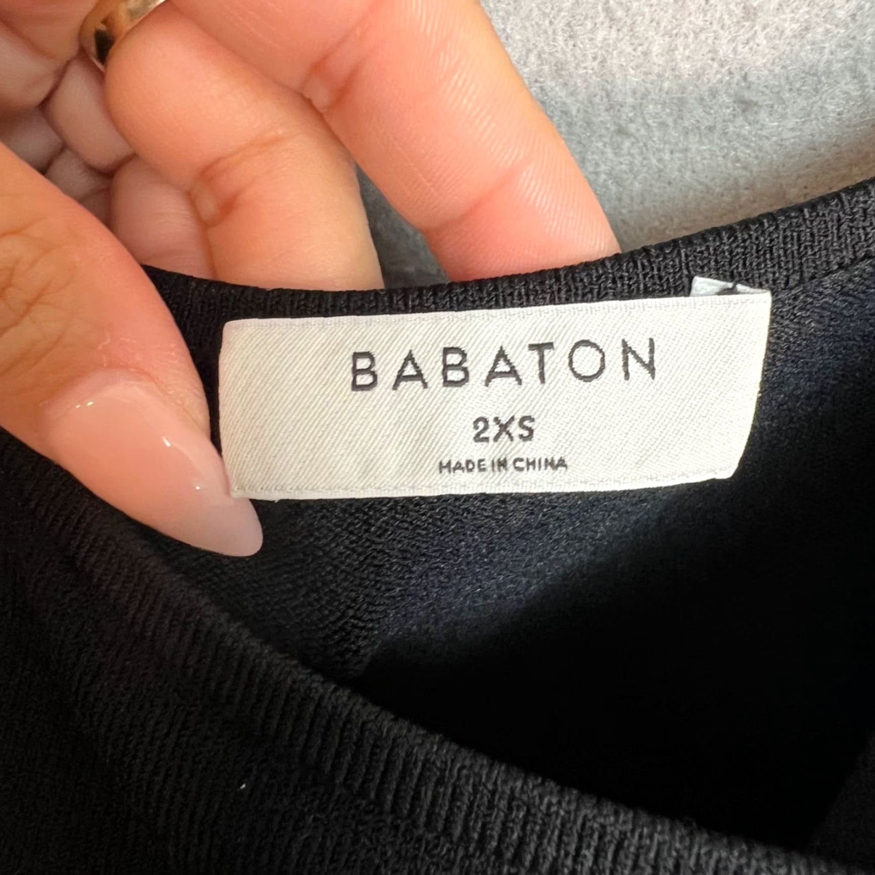 Vintage VINTAGE Babaton Womens Sleeveless Tank Top Adult 2XS Black Knit Casual Summer Size XXS / US 00 / IT 34 - 3 Thumbnail