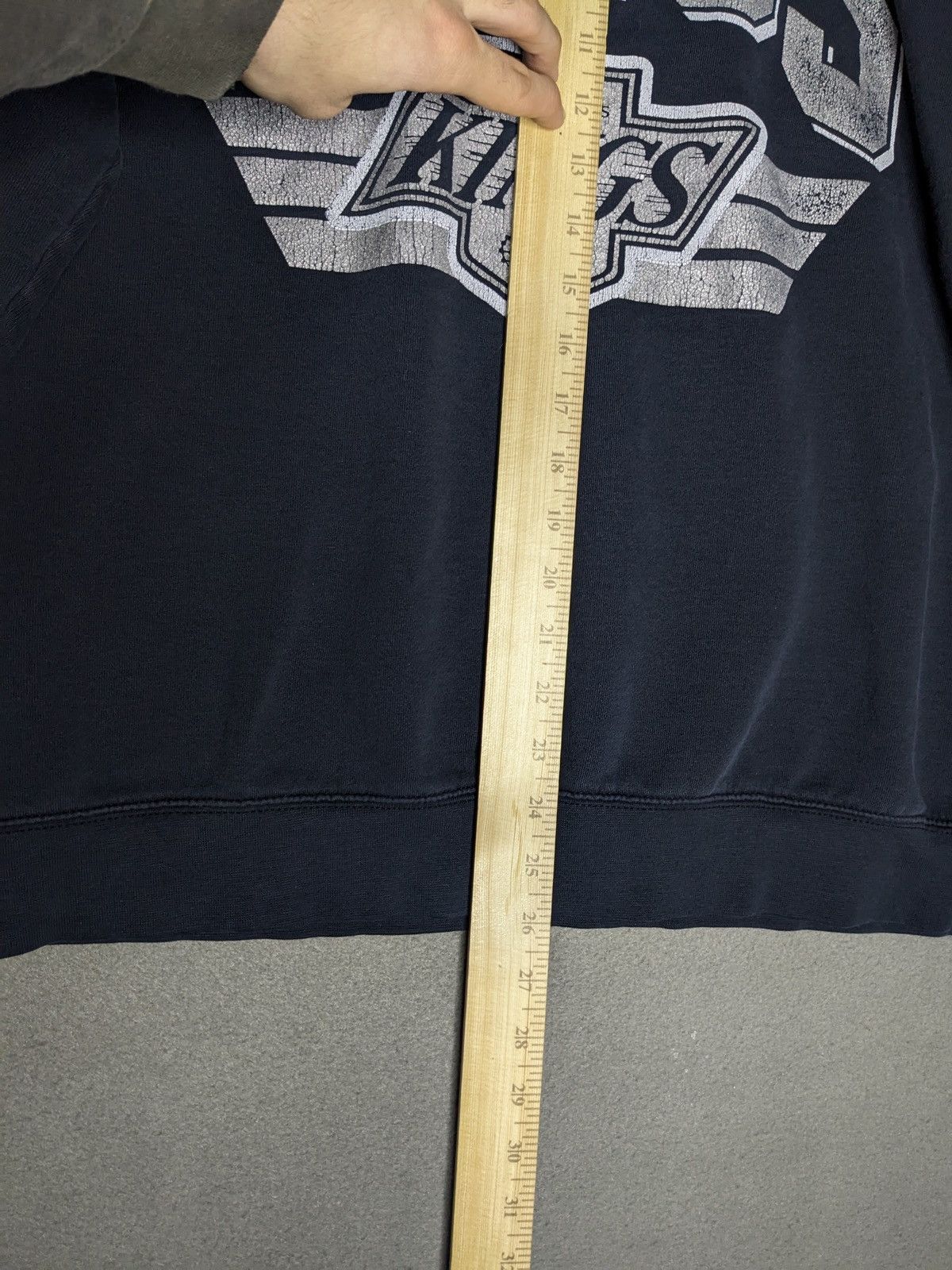 Mitchell & Ness Mitchell Ness Los Angeles Kings Arch Logo Sweater 2XL Black Size US XXL / EU 58 / 5 - 13 Thumbnail