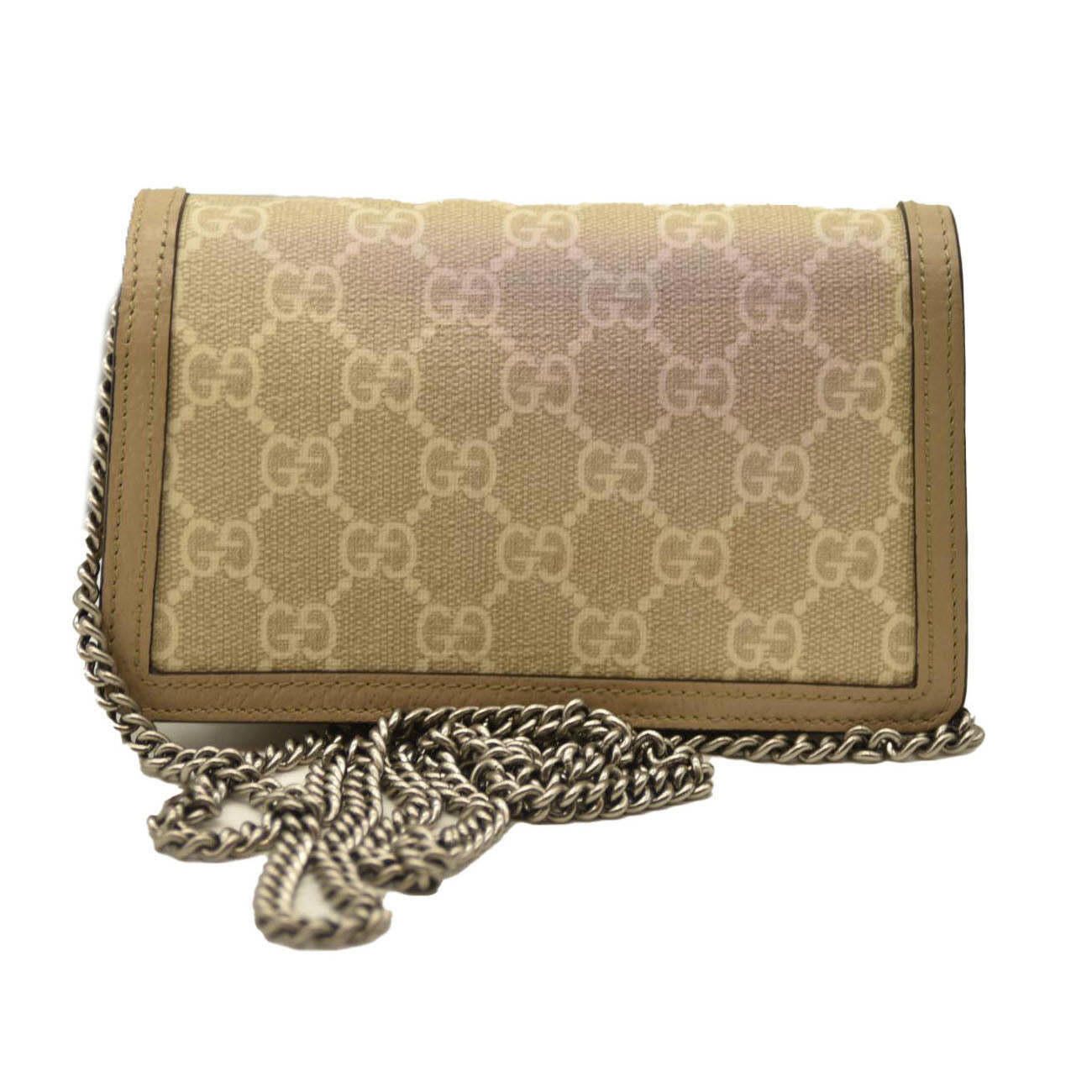 Gucci Gucci GG Supreme Monogram Textured Dollar Calfskin Super Size ONE SIZE - 3 Thumbnail