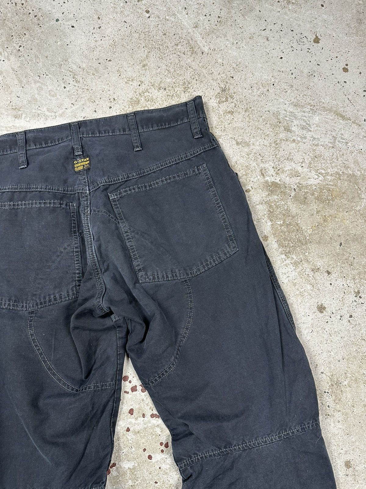G-Star × Vintage Vintage Y2K G Star Raw S C Elwood Double Knee Pants Size US 32 / EU 48 - 13 Thumbnail