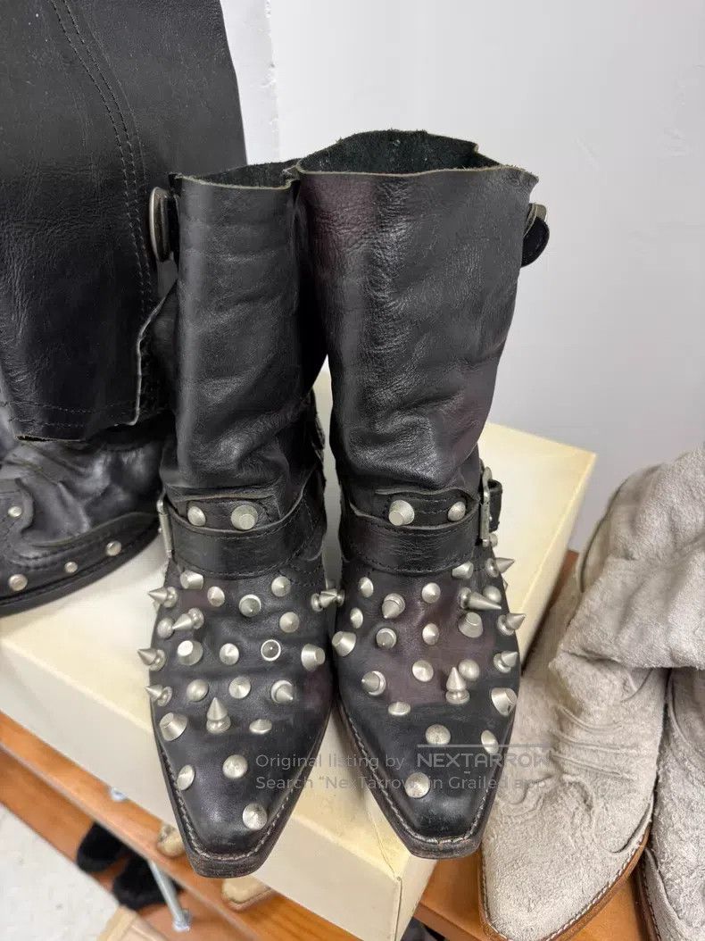Junya Watanabe Junya Watanabe Distressed Studs Boots Size US 6.5 / IT 36.5 - 2 Thumbnail