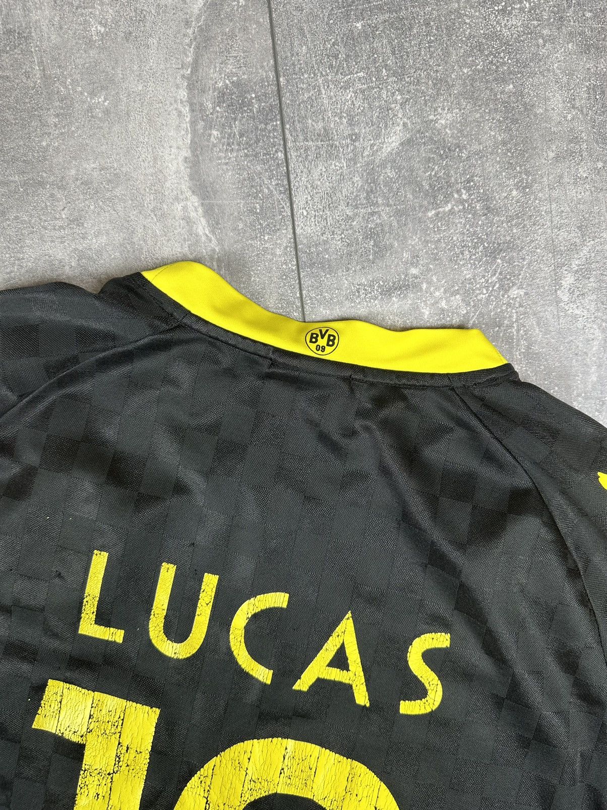 Kappa Kappa Borussia Dortmund #18 Lucas 2010/11 Away Jersey Size US XL / EU 56 / 4 - 15 Thumbnail