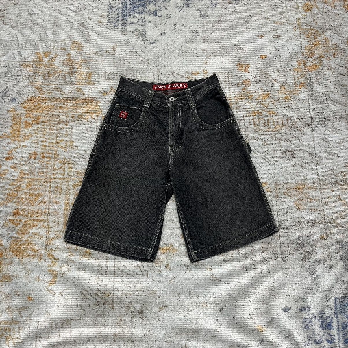 JNCO Rare‼️ Vintage JNCO Crown Logo Jorts Size US 27 - 2 Thumbnail