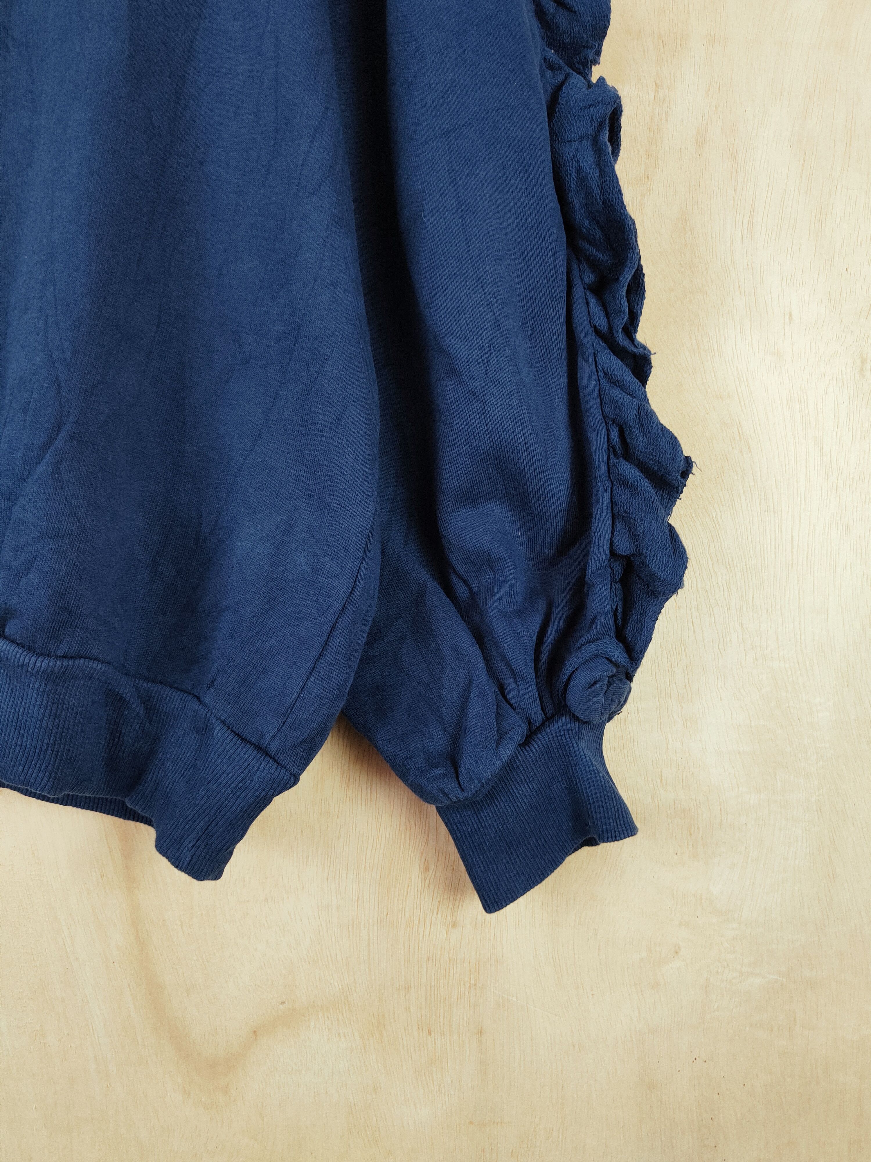 Vintage Avant-garde design 💥 Emsexcite Dark Blue Sweatshirts Size M / US 6-8 / IT 42-44 - 6 Thumbnail