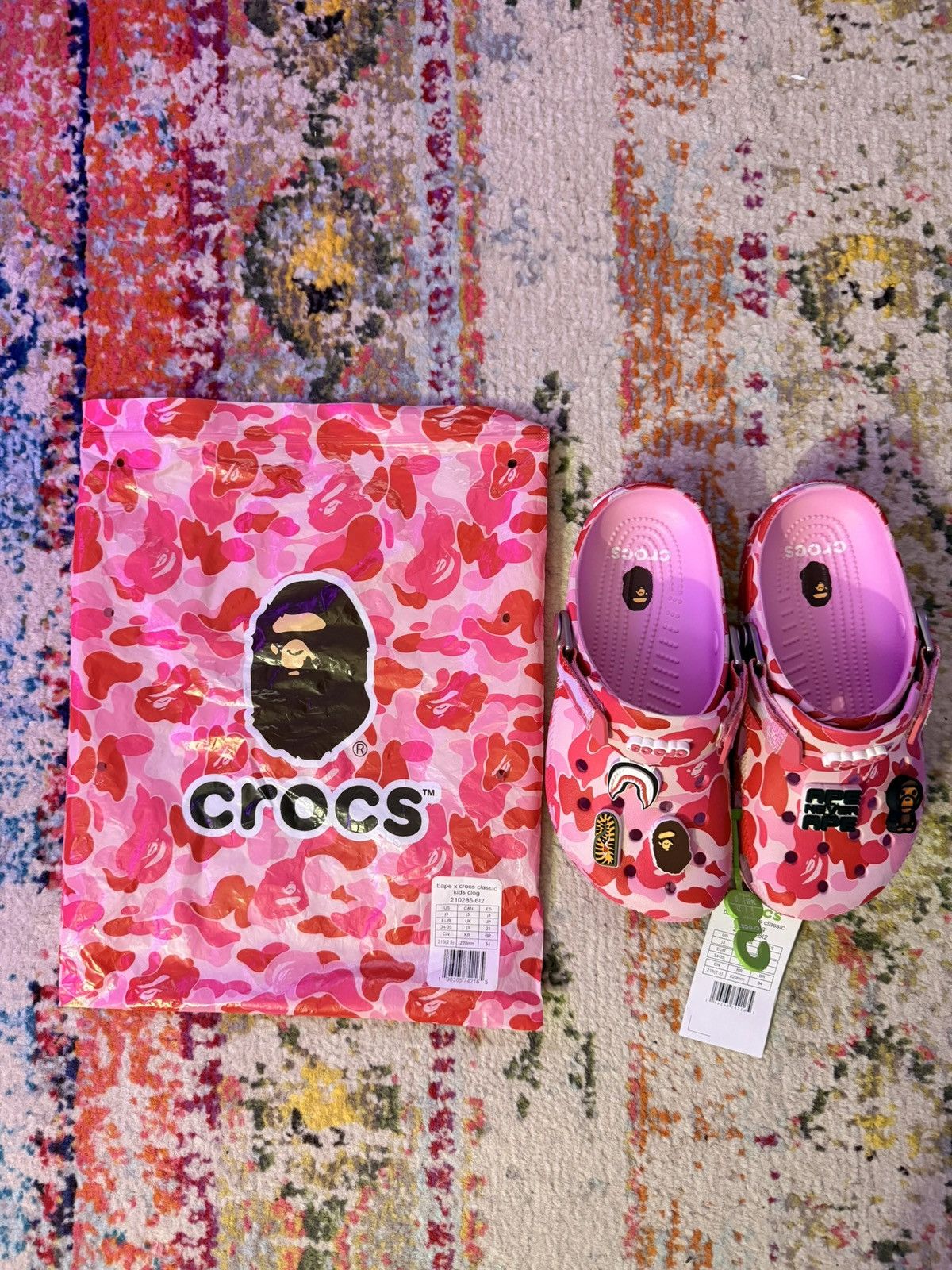 Bape × Crocs BAPE X CROCS CLASSIC CLOG Size US 6 / IT 36 - 1 Thumbnail
